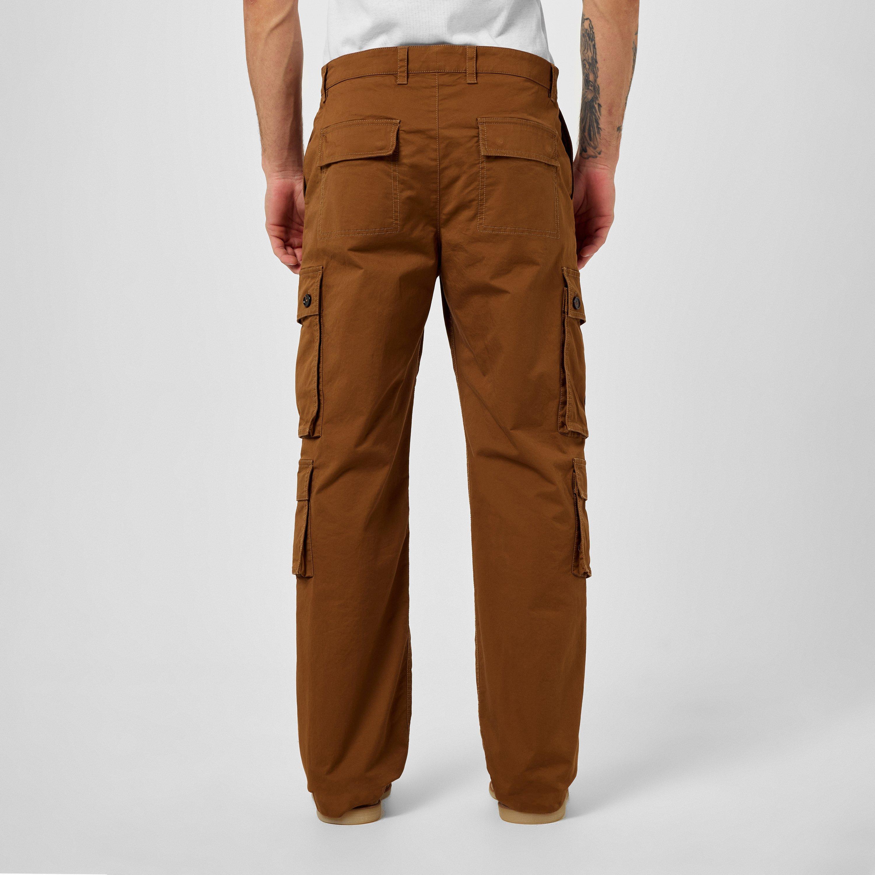 Nut - Dolce and Gabbana - Logo Patch Cargo Trousers - 3