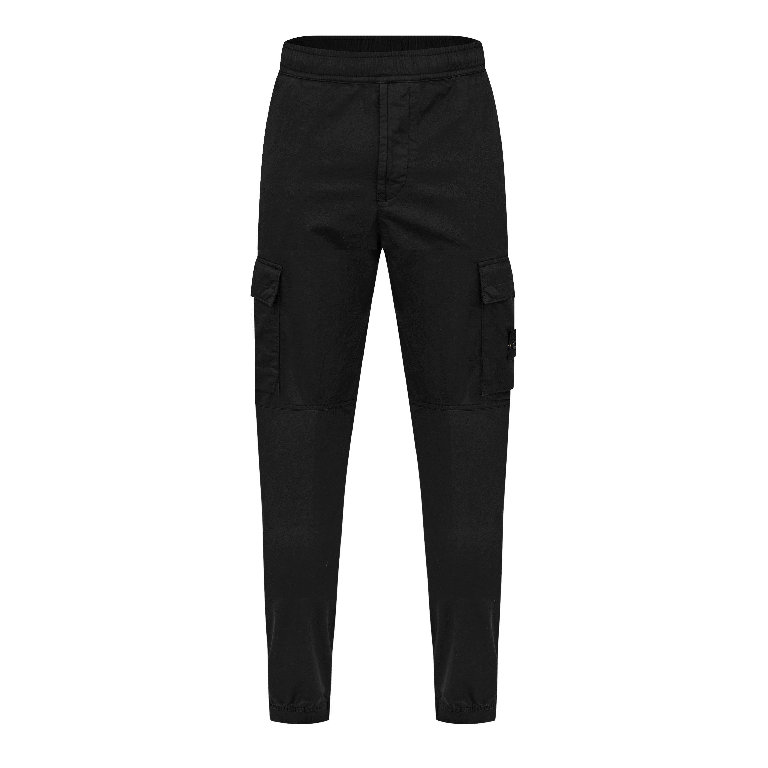 Nero A0029 - Stone Island - Raso Cargo Trousers - 5