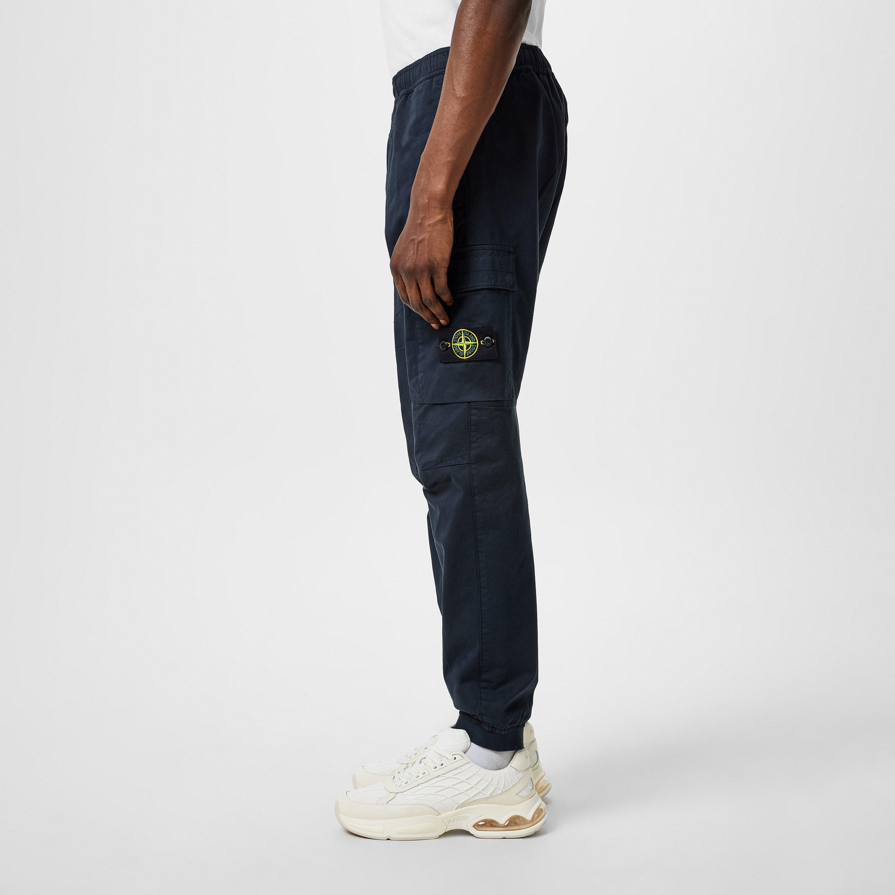 Blu A0020 - Stone Island - Raso Cargo Trousers - 2