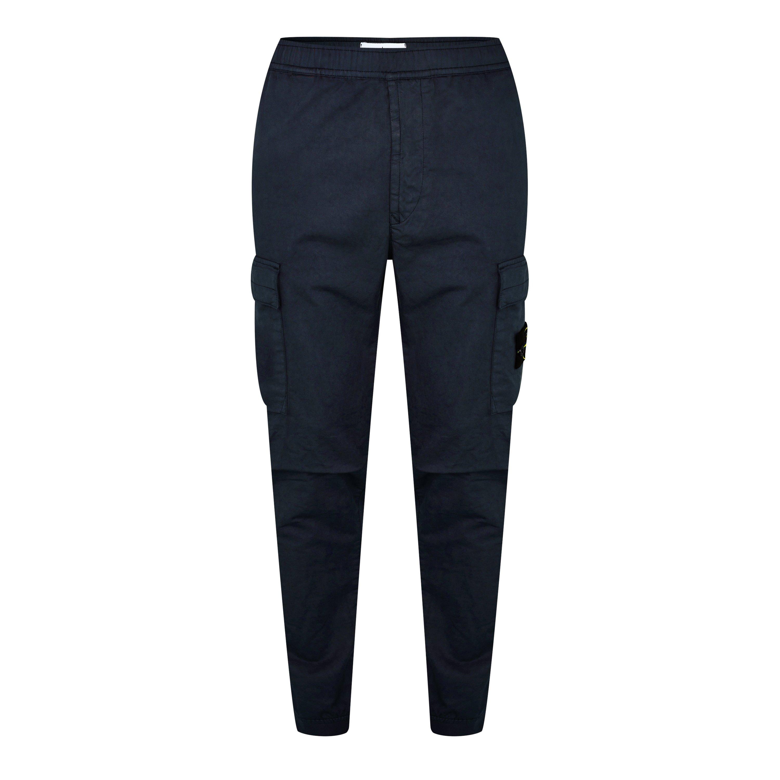 Blu A0020 - Stone Island - Raso Cargo Trousers - 5