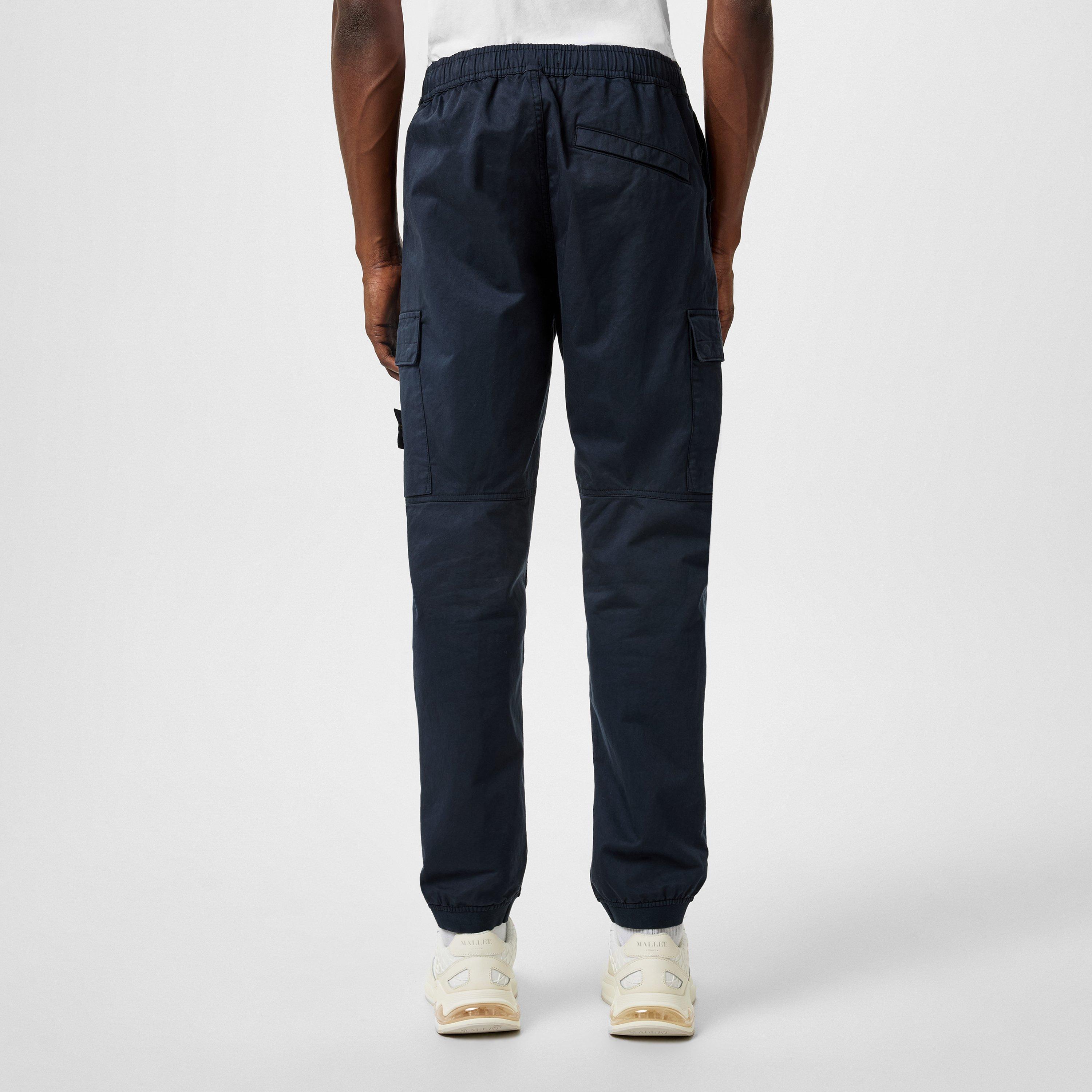 Blu A0020 - Stone Island - Raso Cargo Trousers - 3