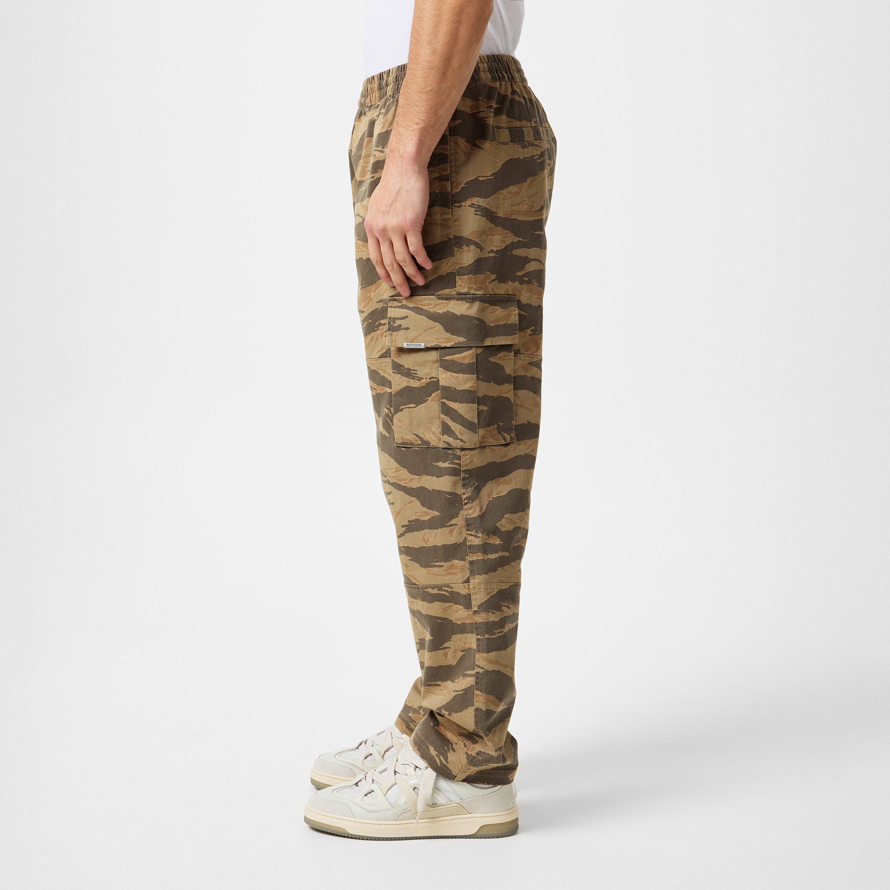 Camo - Represent - Men's Camo Cargo Trousers, Versatile Styling - 2