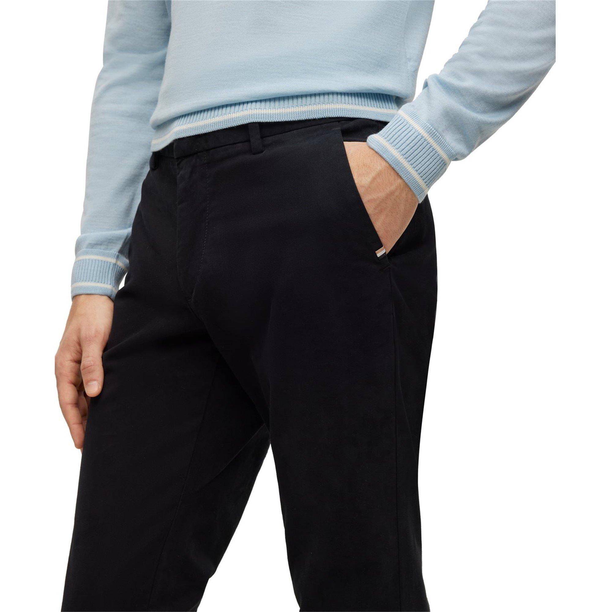 Black 001 - Boss - Men's HBB Kaiton Slim-fit Chinos - 4