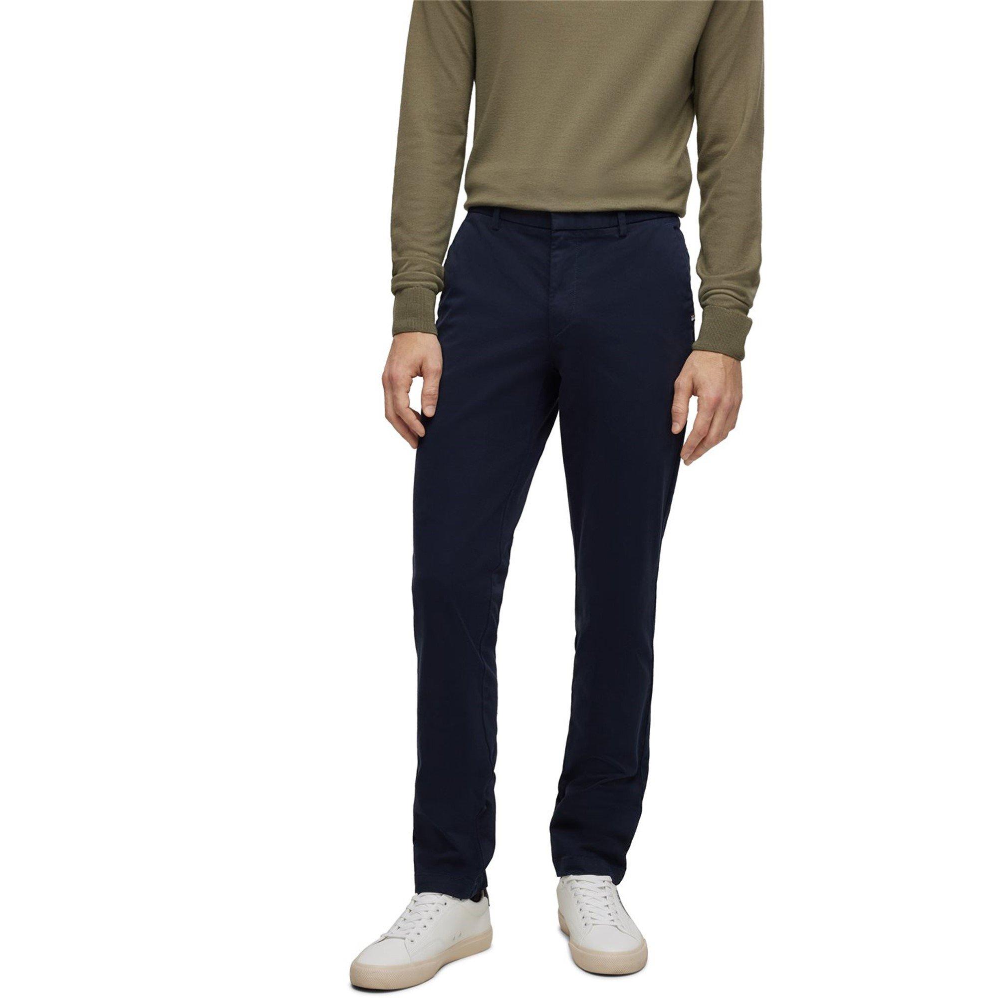 Dark Blue 404 - Boss - Men's HBB Kaiton Slim-fit Chinos - 3