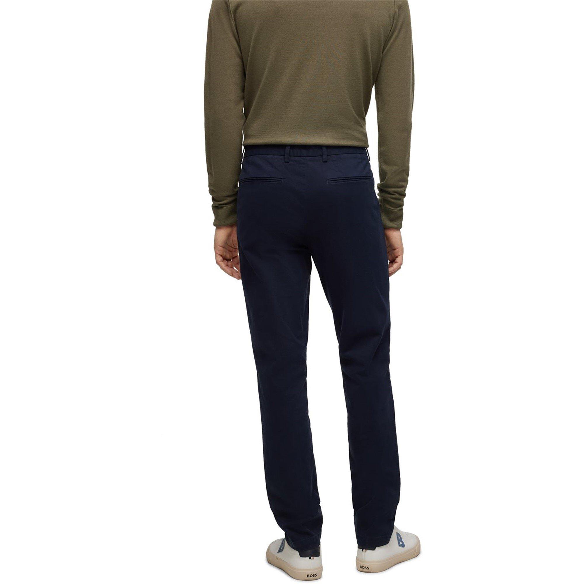 Dark Blue 404 - Boss - Men's HBB Kaiton Slim-fit Chinos - 4
