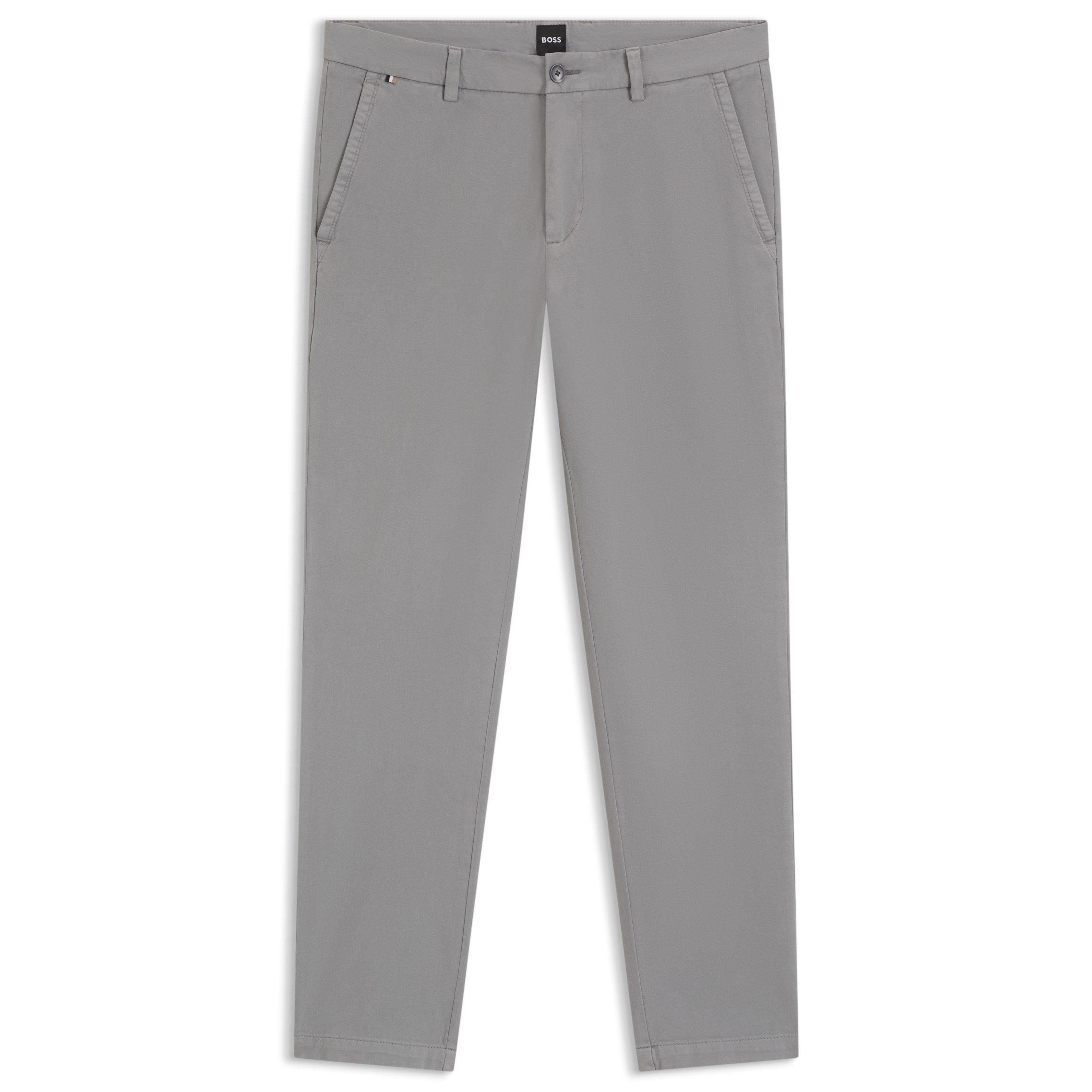 Boss Men's Hbb Kaiton Slim-Fit Chinos - Open Grey 070 - 30 Reg