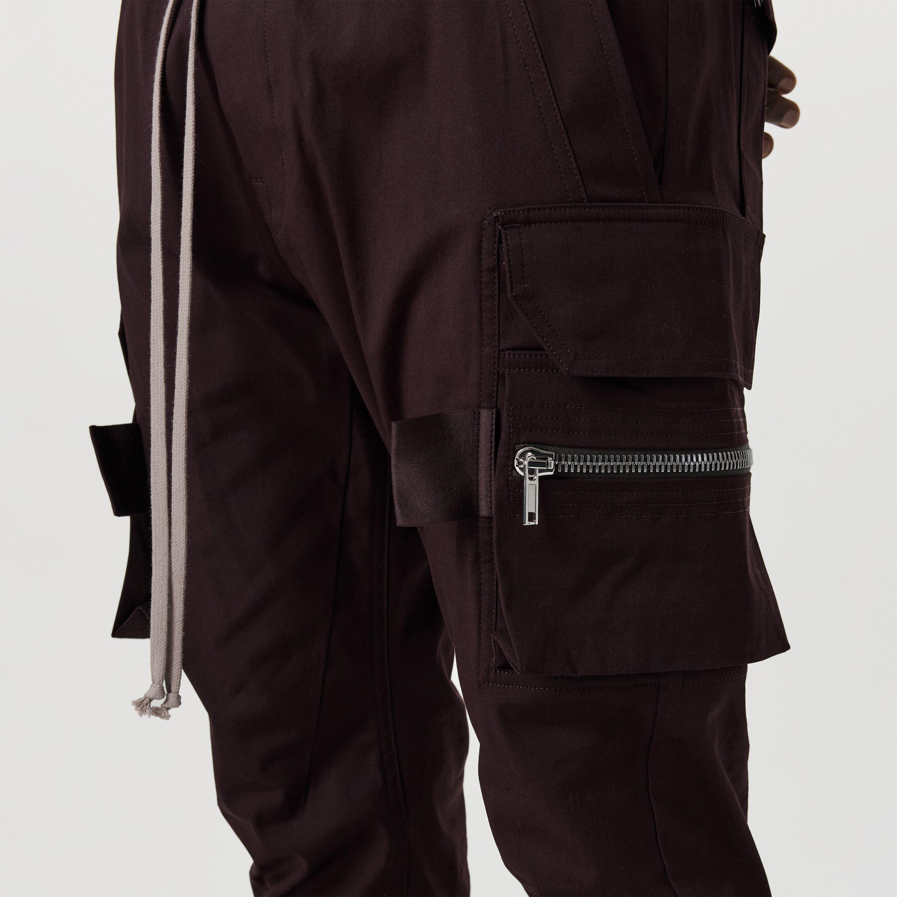 Mahogany 14 - Rick Owens - Mastodon Cargo Pants - 4