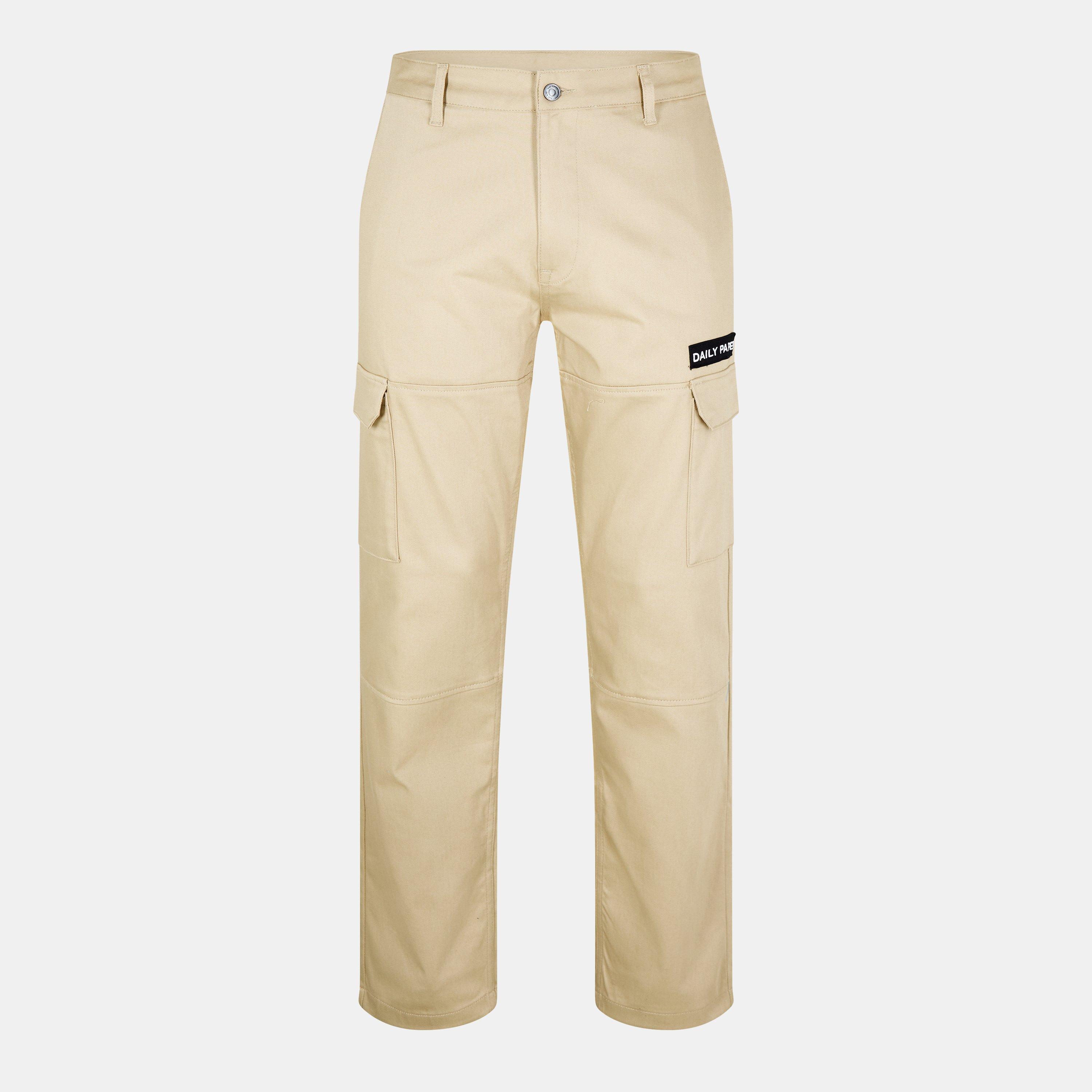 Twill Beige - Daily Paper - Men's Relaxed Fit Cargo Trousers - 1