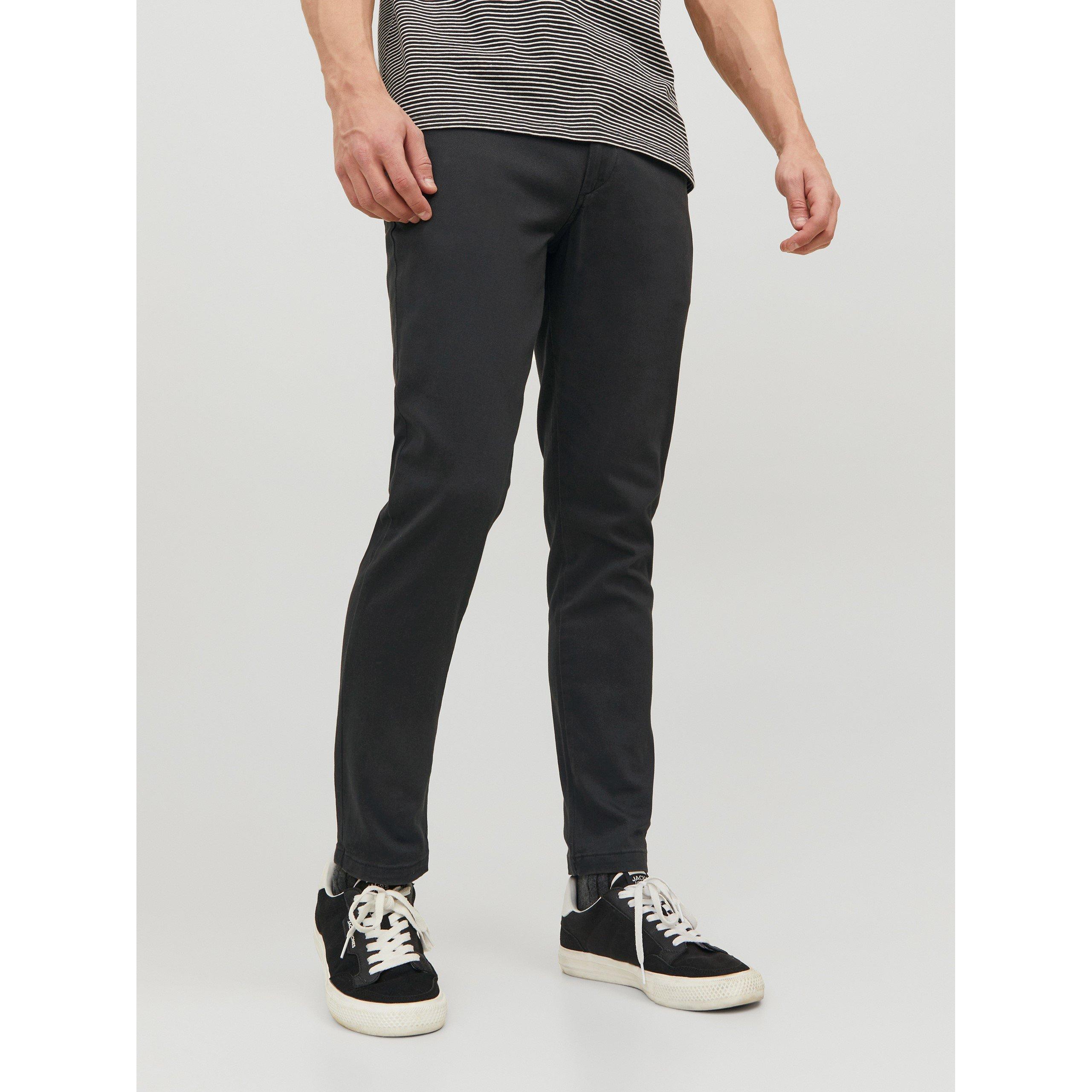 Black/Olive - Jack and Jones - 2-Pack Marco Chino Trouser Mens - 3