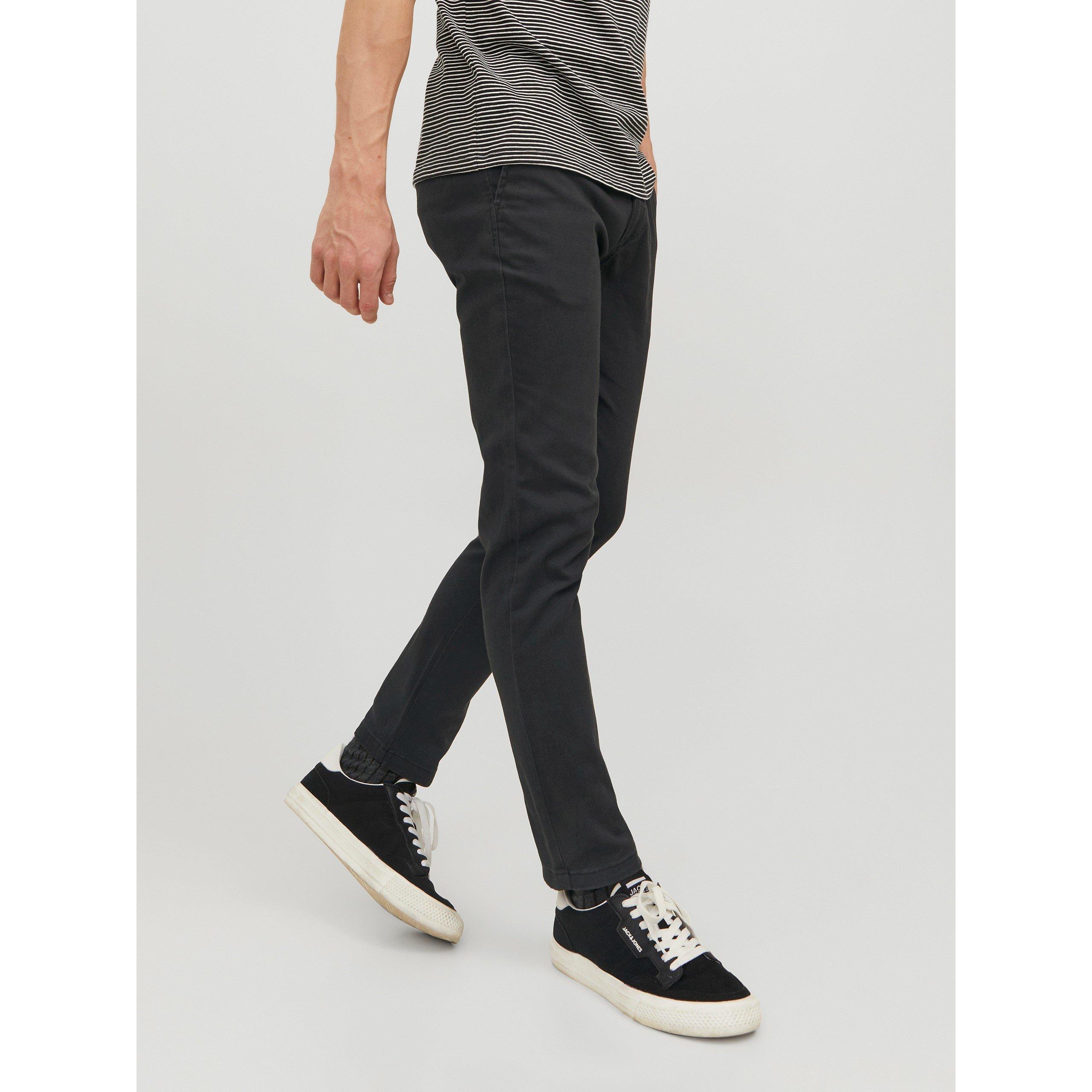 Black/Olive - Jack and Jones - 2-Pack Marco Chino Trouser Mens - 4