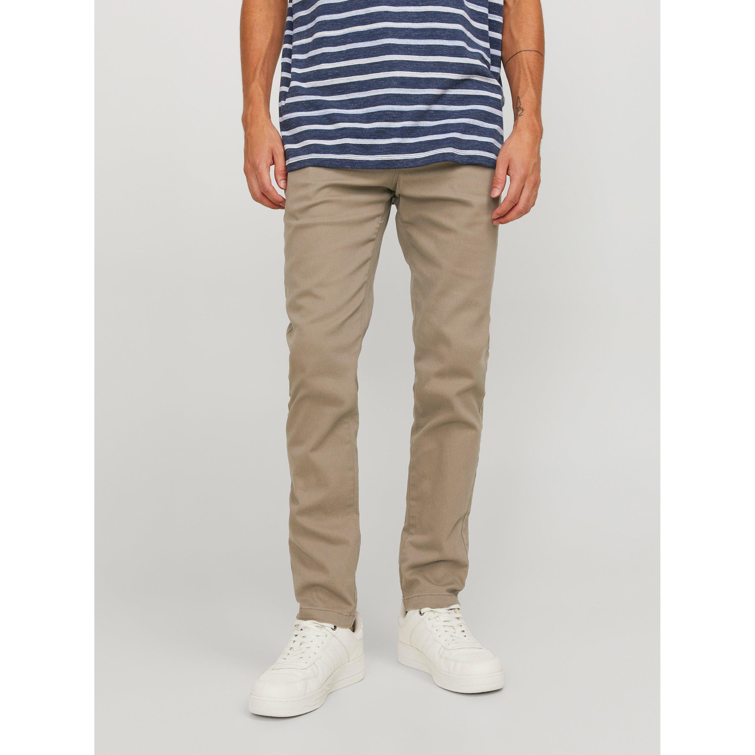 Beige/Marineblauw - Jack and Jones - 2-Pack Marco Chino Trouser Mens - 3