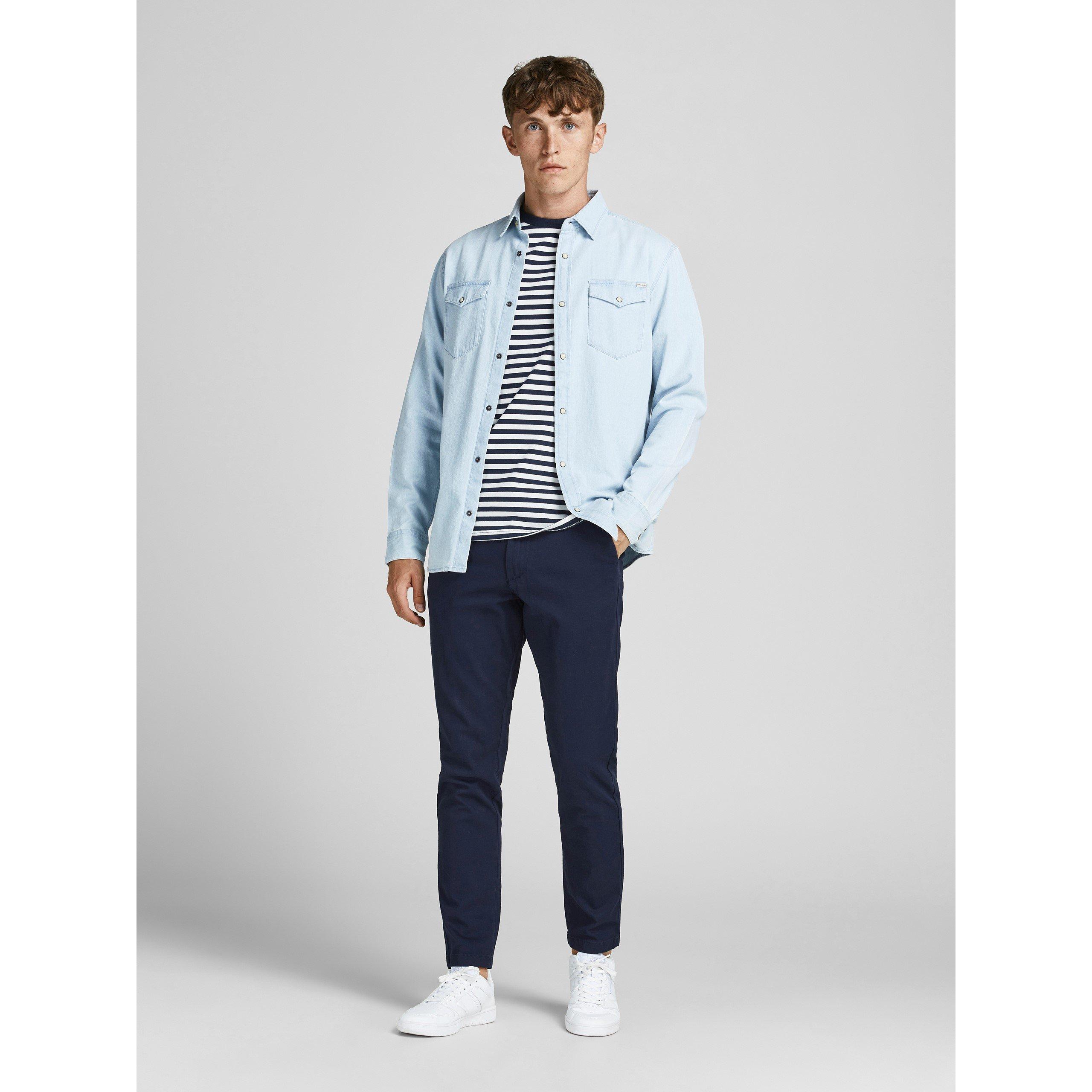 Marineblå blazer - Jack and Jones - Dave Chino - 3