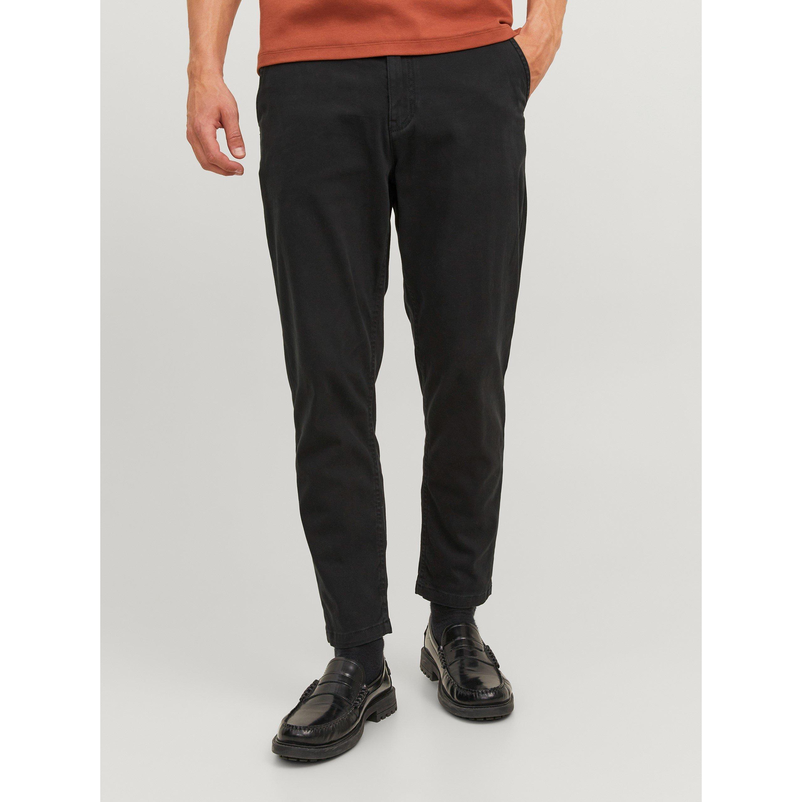 Jack And Jones Men's Harlow Chino Trouser - Black - 30W R