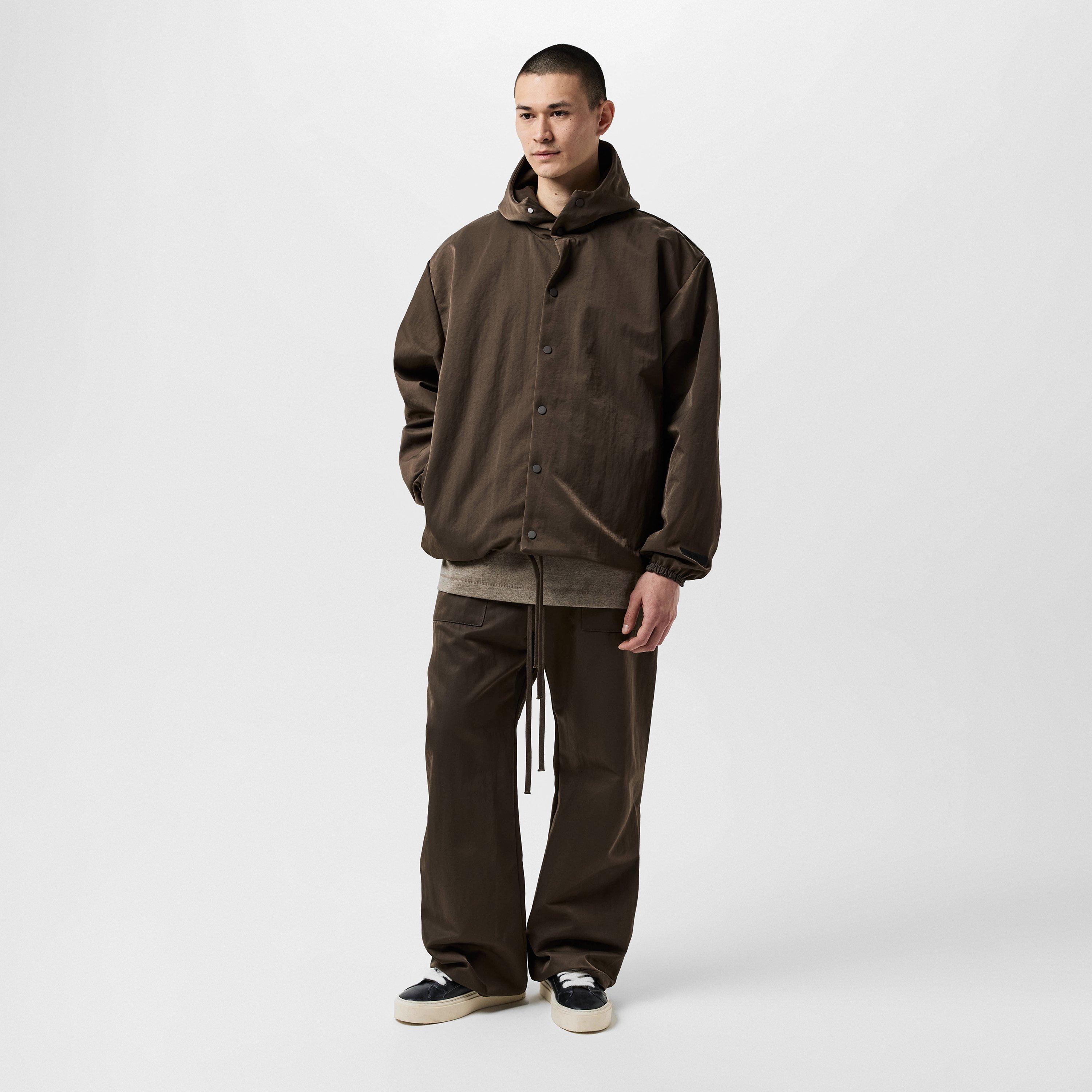 Brown - Fear Of God Essentials - Men's Textured Nylon Utility Cargo Trousers - 6