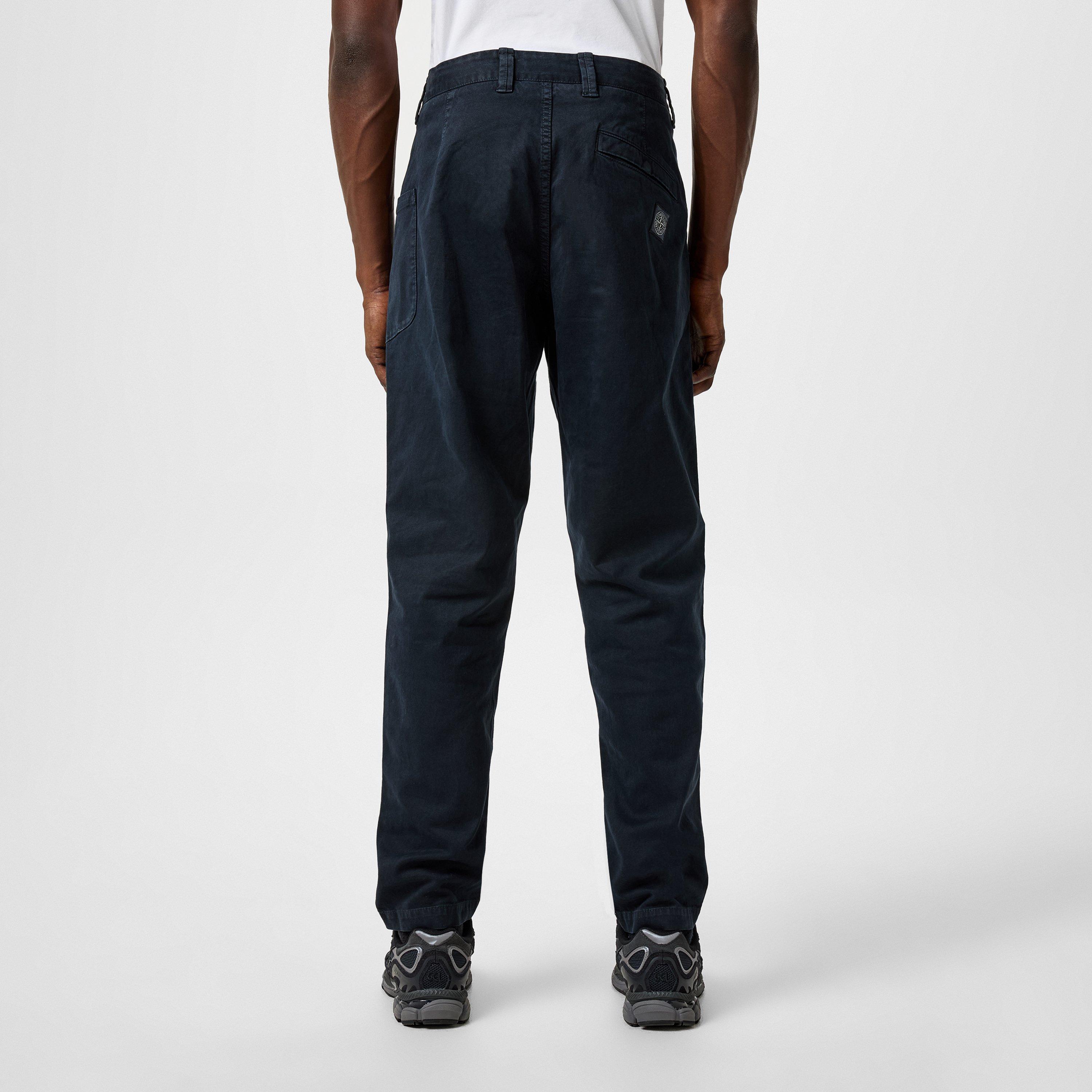 Navy V0120 - Stone Island - Badge Cargo Trousers - 3