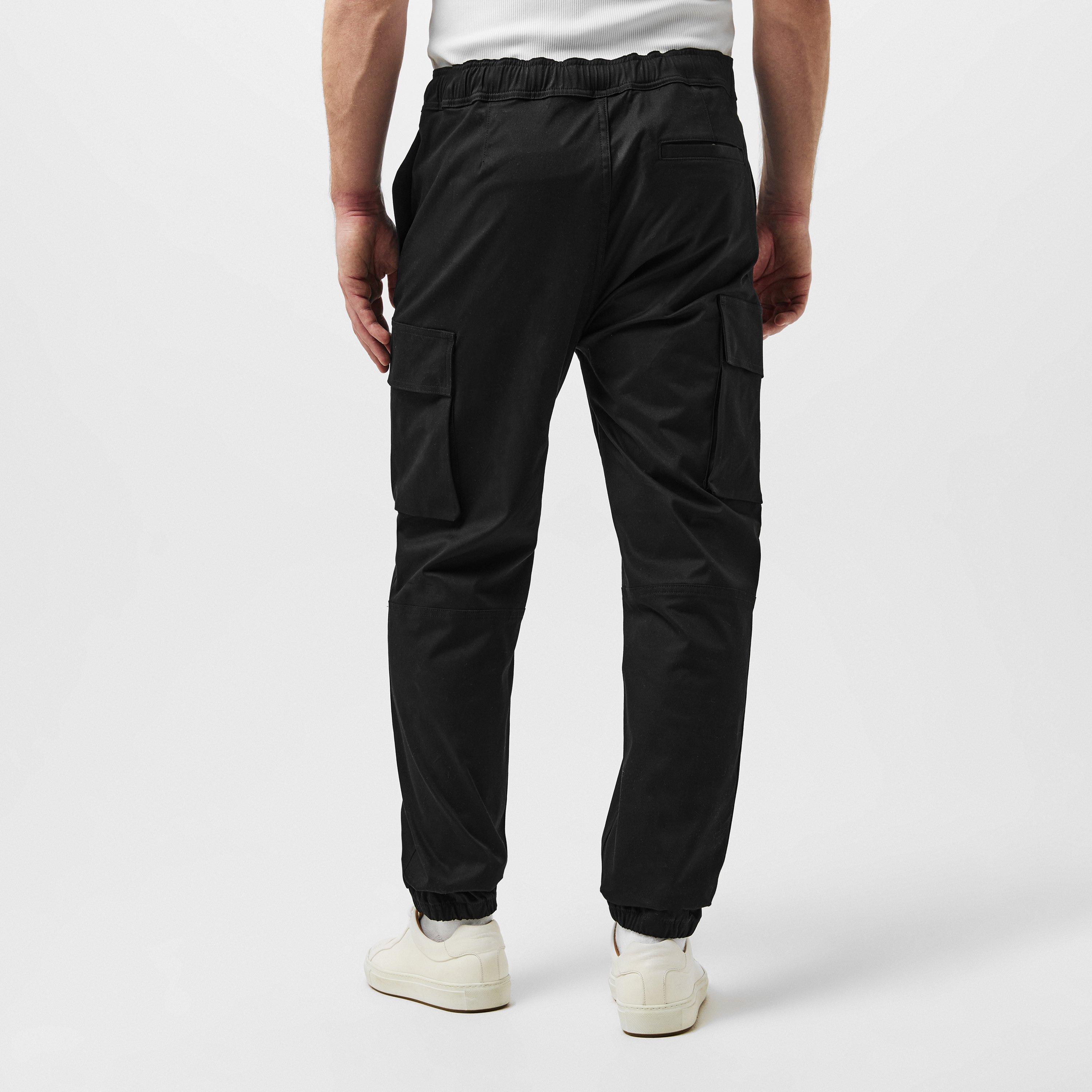 Black - Belstaff - Cargo Trousers - 4