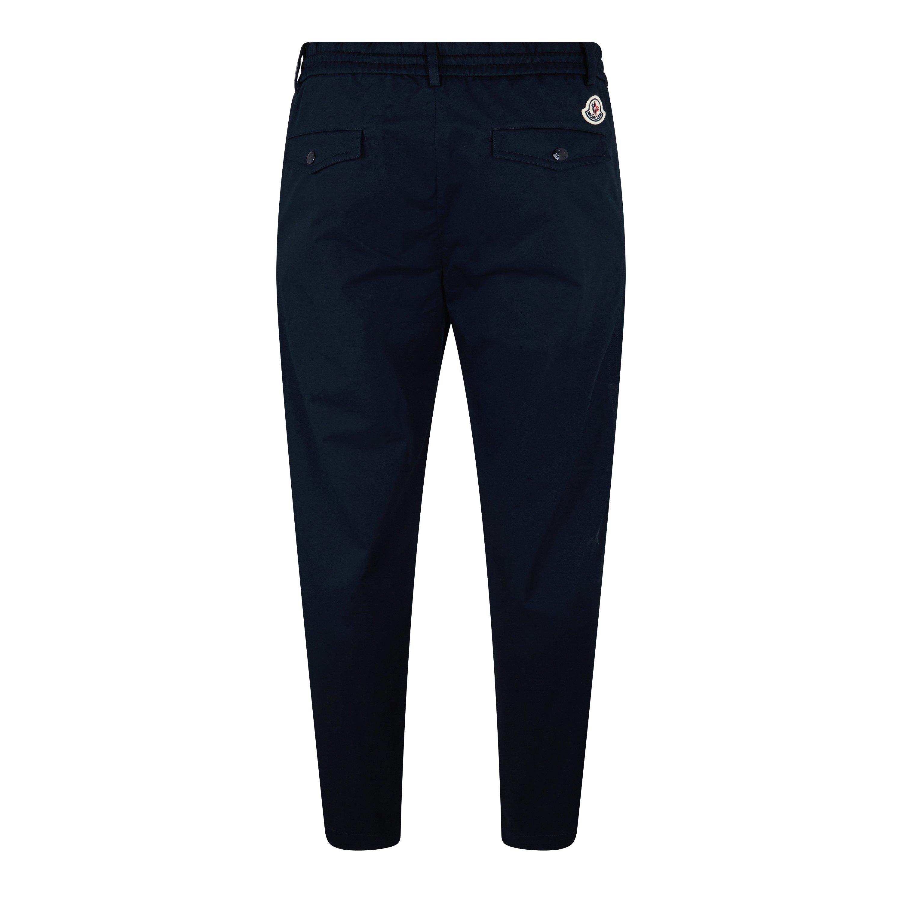 Navy 781 - Moncler - Logo Chino Trousers - 6