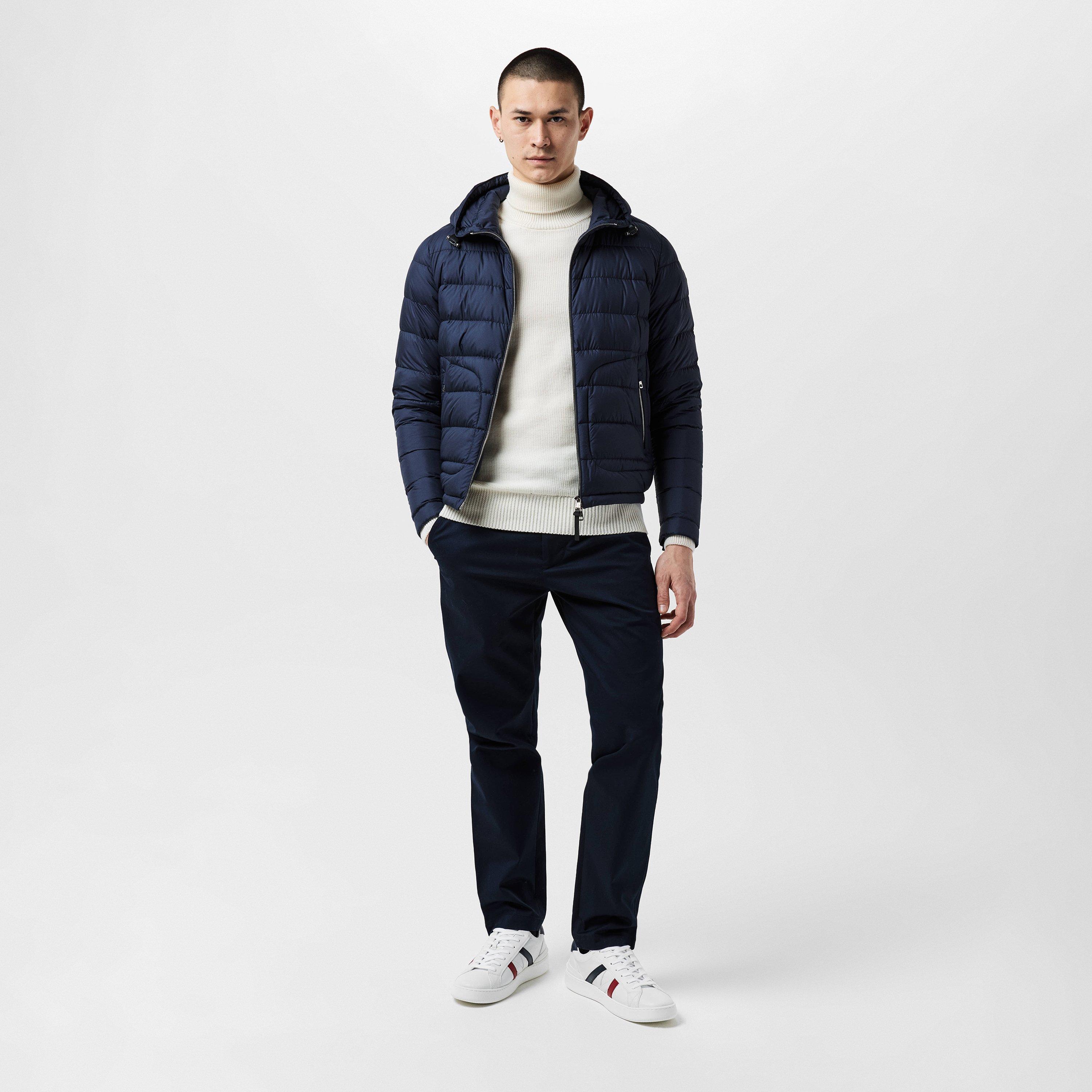 Navy 781 - Moncler - Logo Chino Trousers - 4