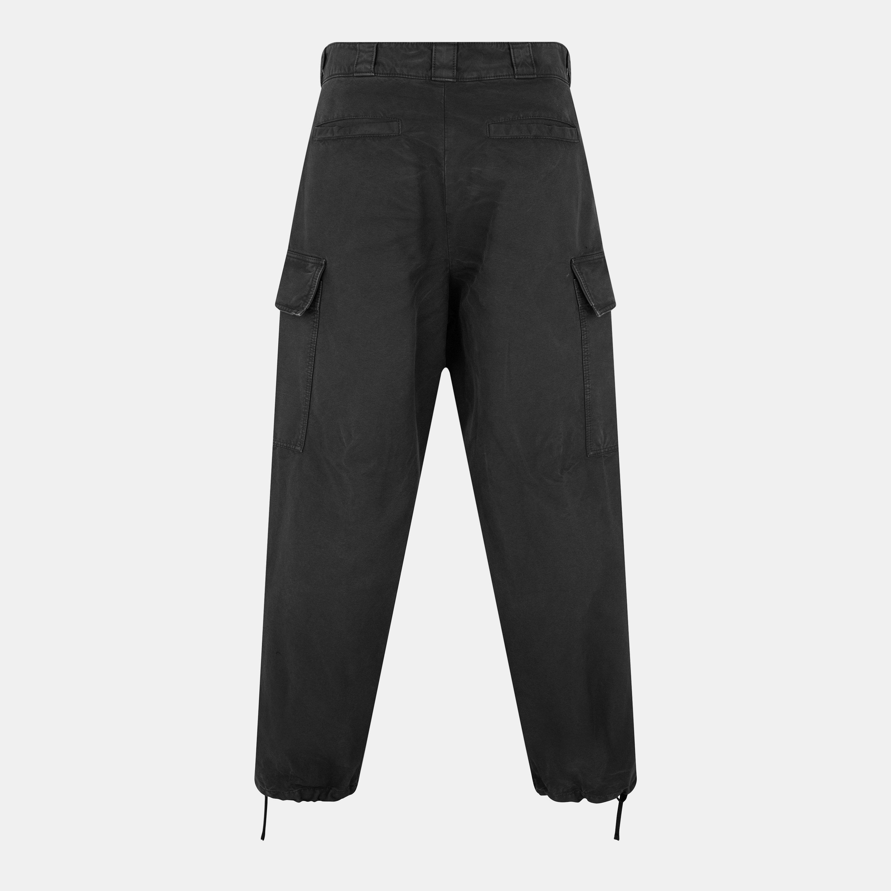 Faded Black - Prada - Baggy Cargo Trousers - 2