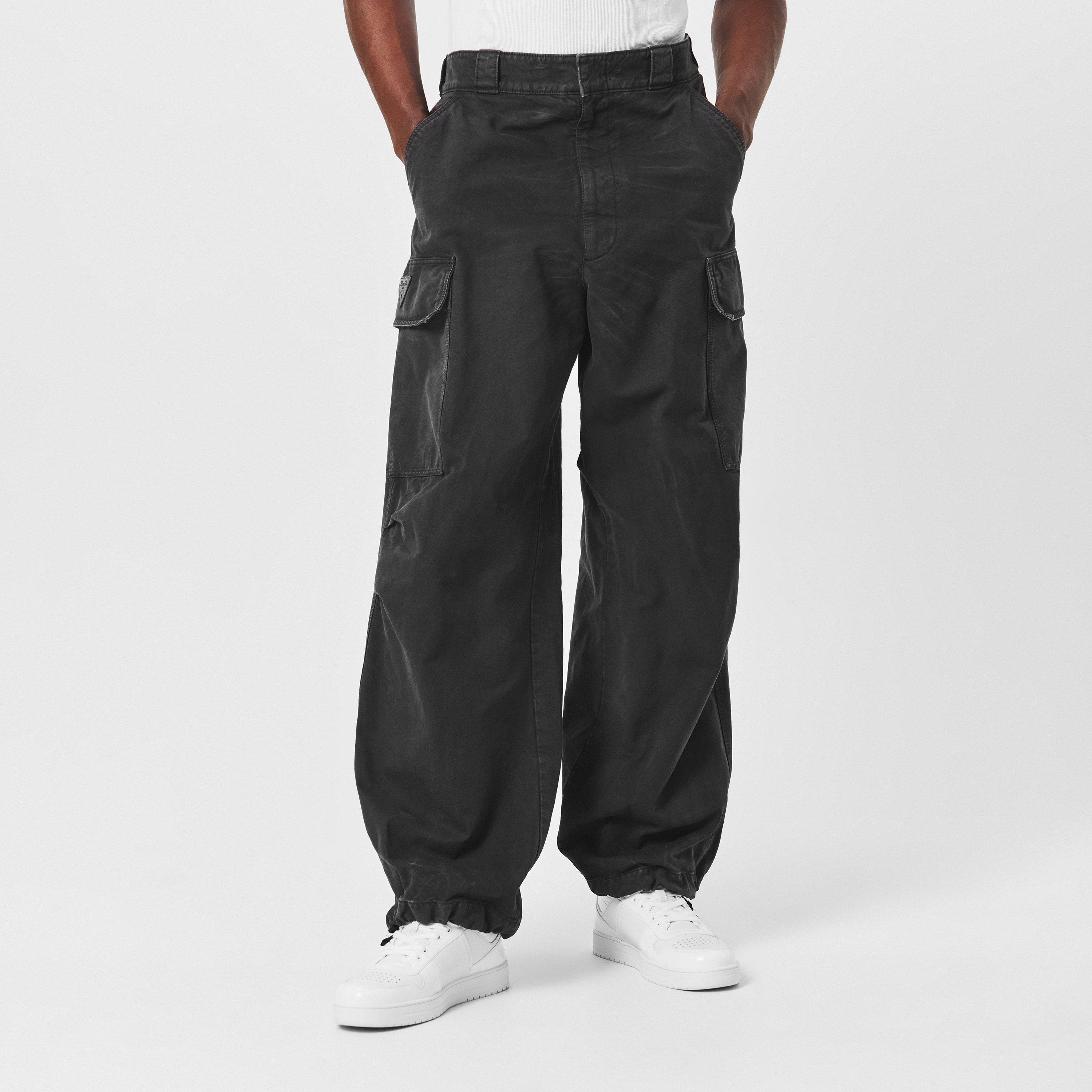 Faded Black - Prada - Baggy Cargo Trousers - 3