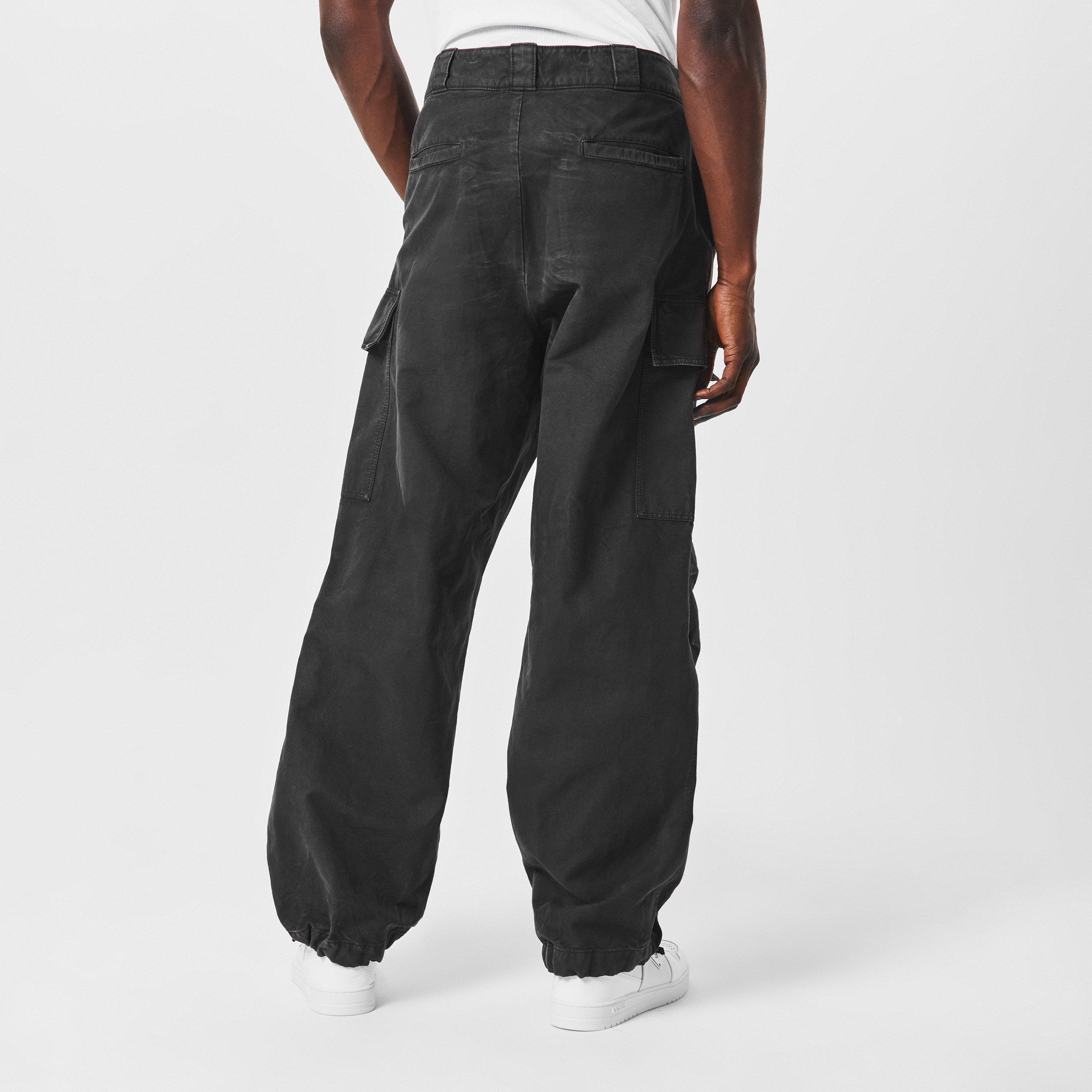 Faded Black - Prada - Baggy Cargo Trousers - 4