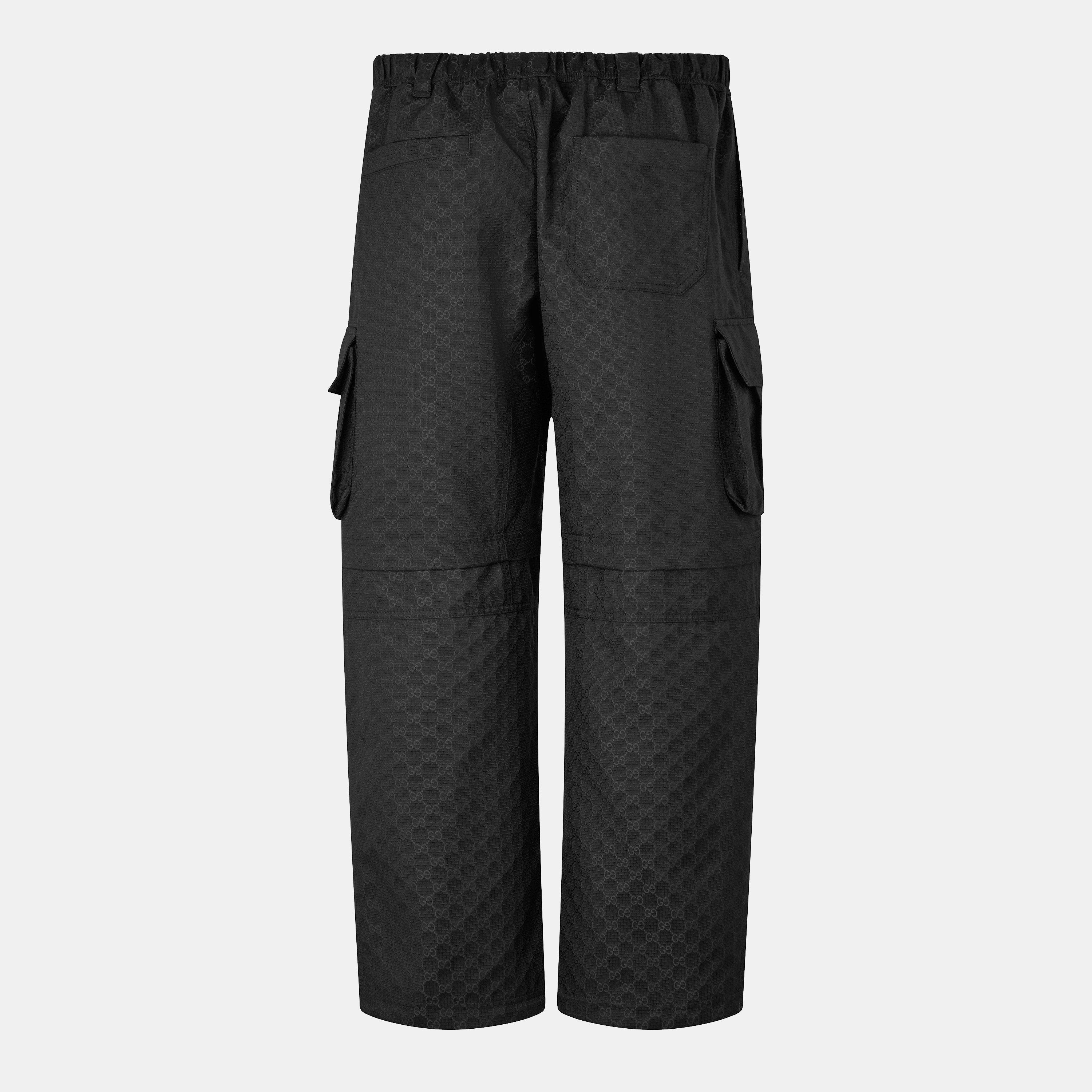 Black - Gucci - Gg Cargo Trousers - 2