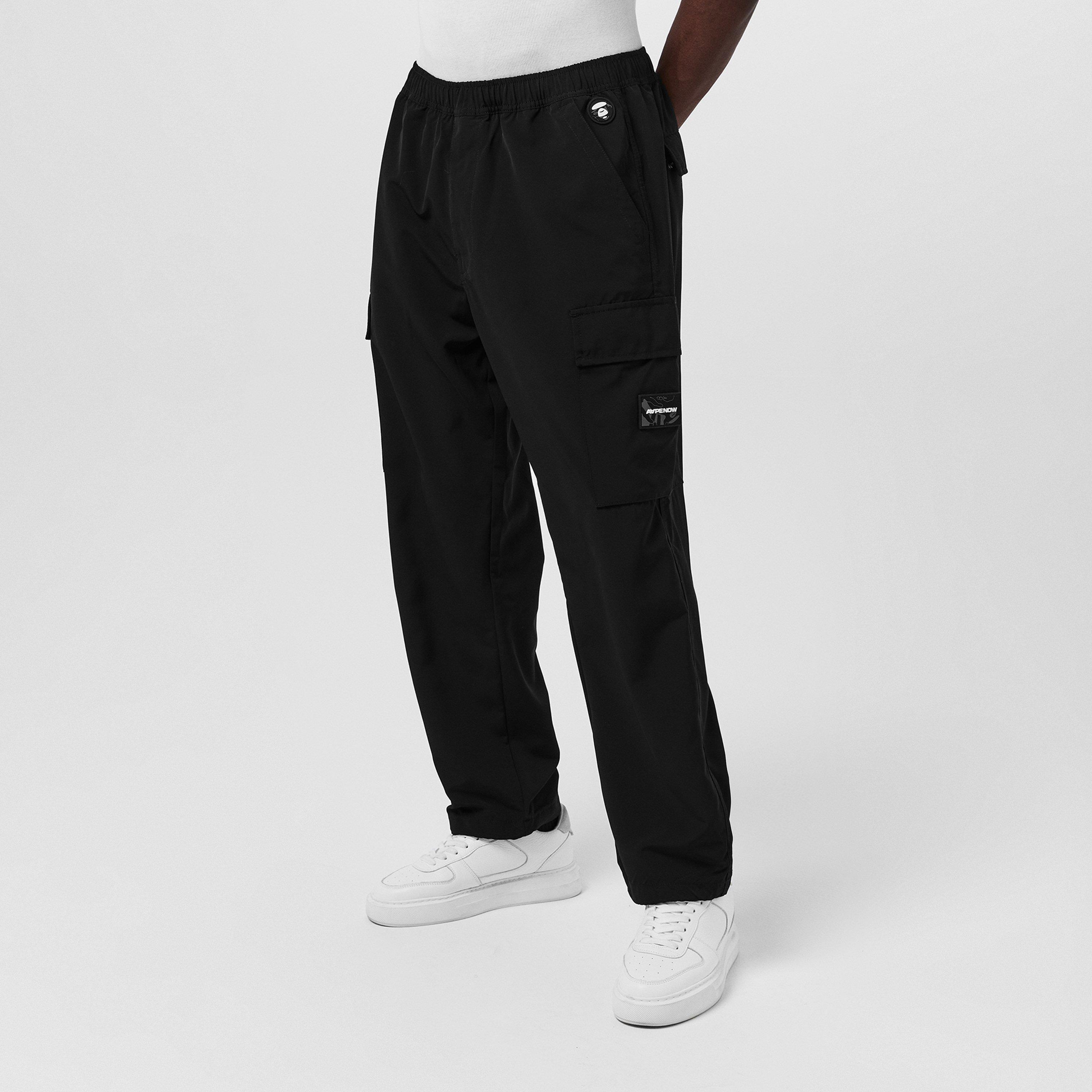 Black - AAPE - Men's Cargo Trousers - 3