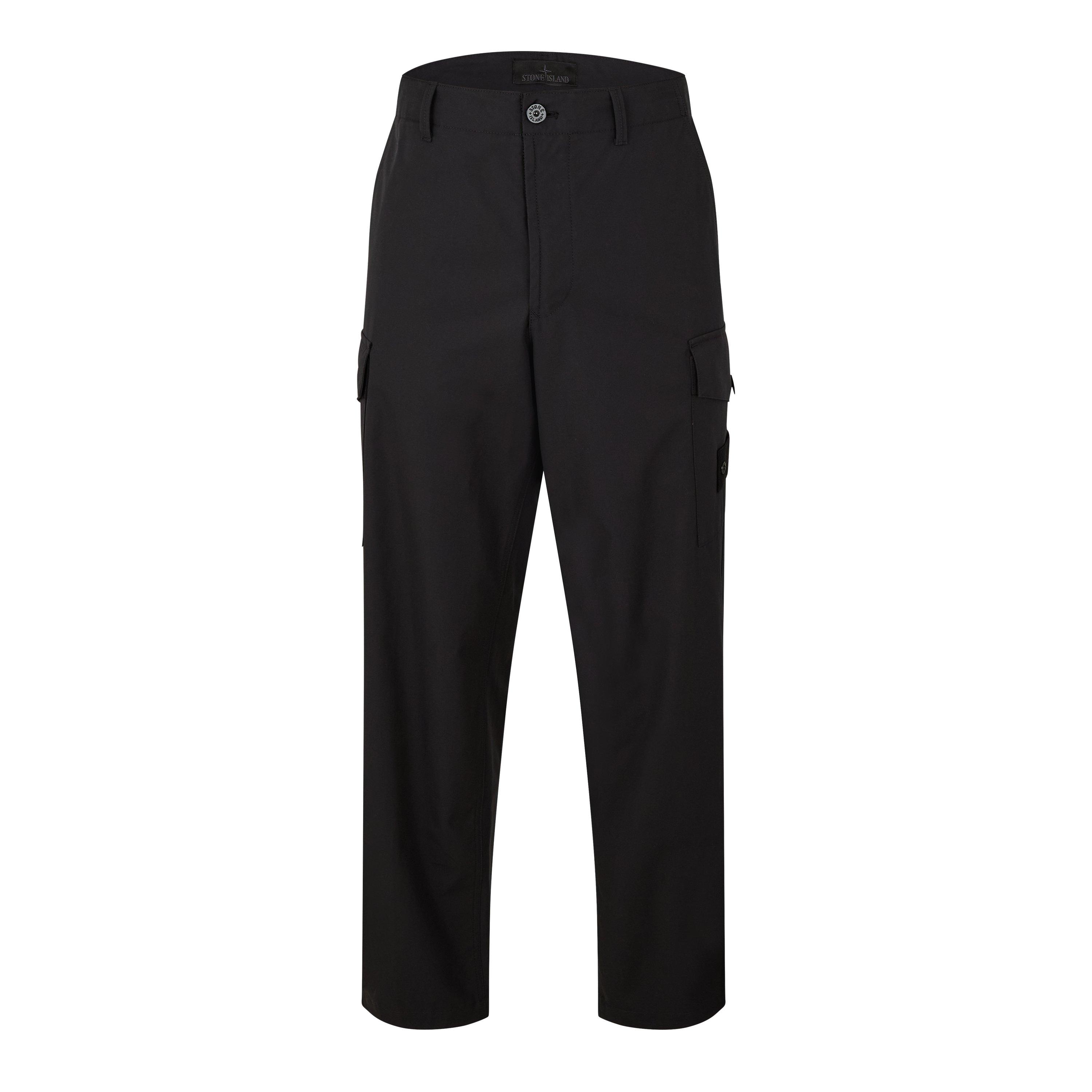 Stone Island Ghost Cargo Trousers - Nero V0029 - S