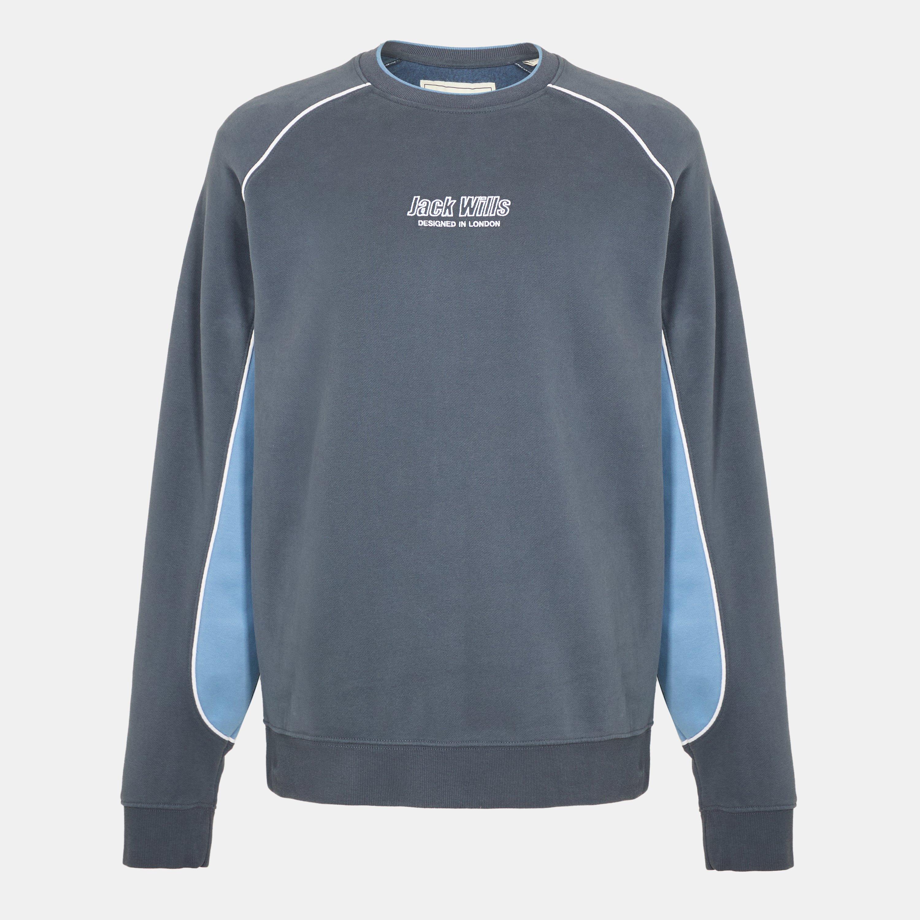 Night Sky - Jack Wills - Men's JW Retro Sport Crew Sweatshirt - 1
