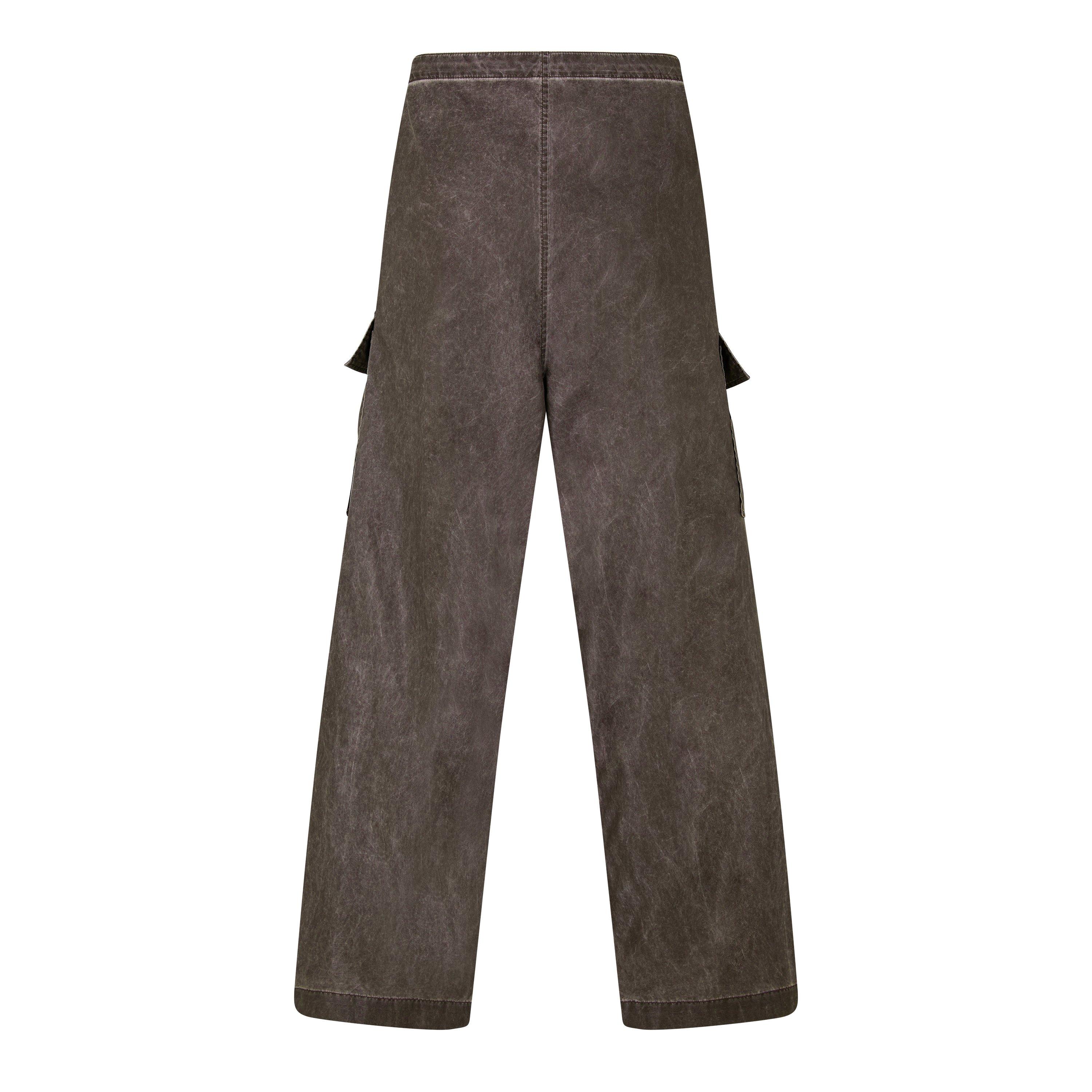 Brwn Wash Nylon - Our Legacy - Men's Relaxed Fit Cargo Trousers - 2