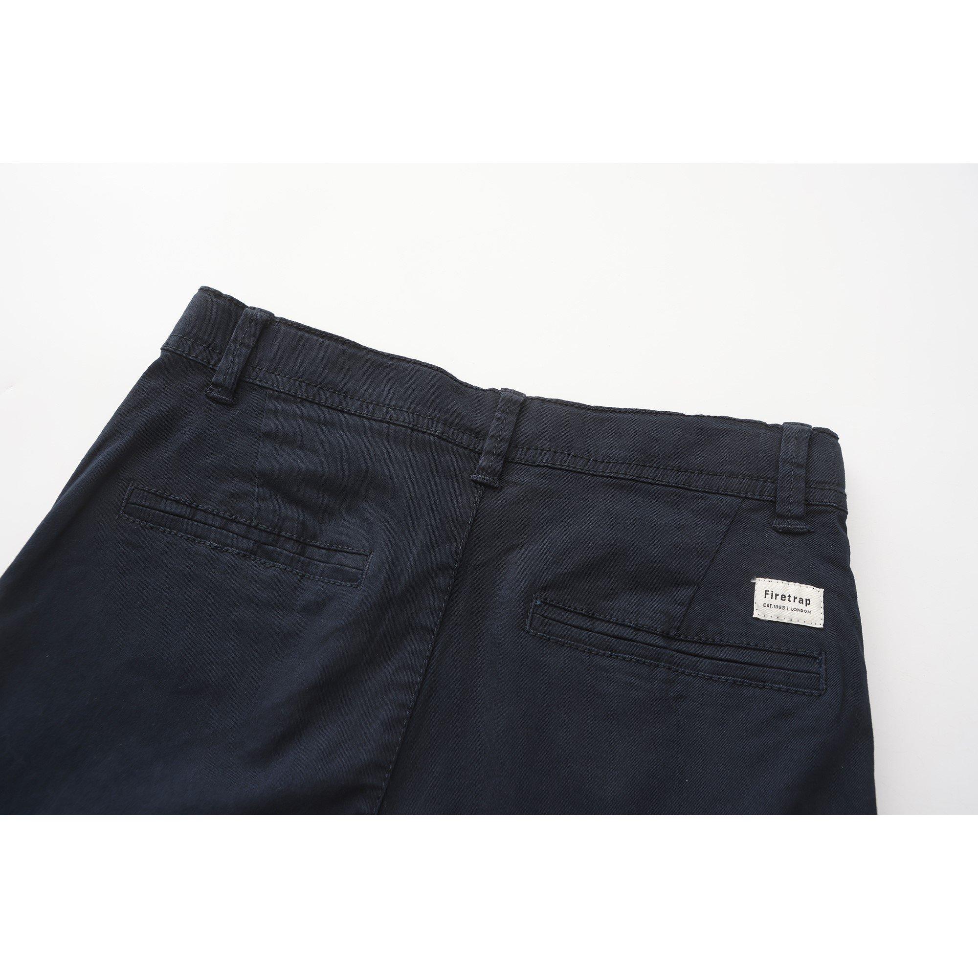 Navy - Firetrap - Chino Trousers Juniors - 5