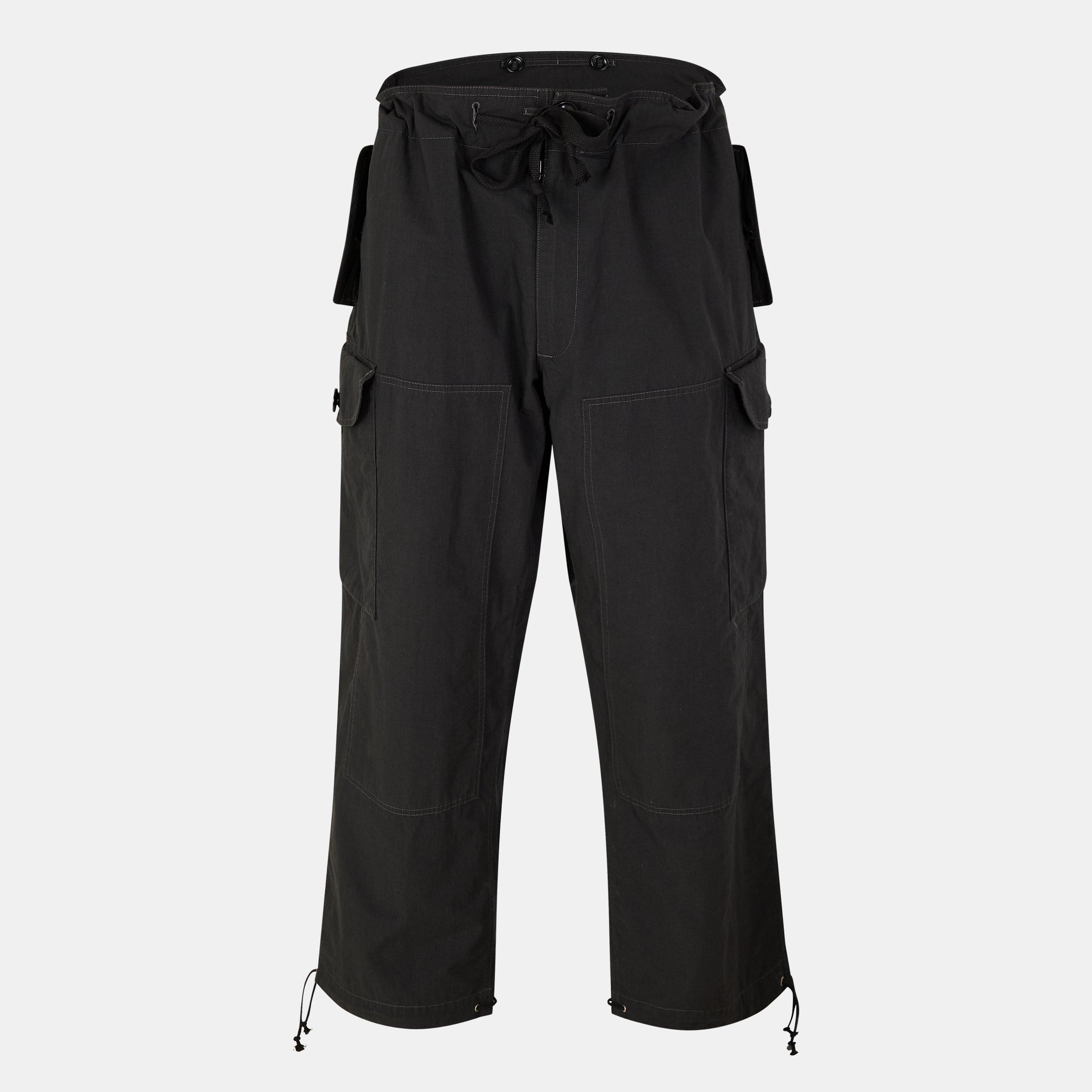Black - Maison Margiela - Men's Multi Pocket Tailored Cargo Trousers - 1