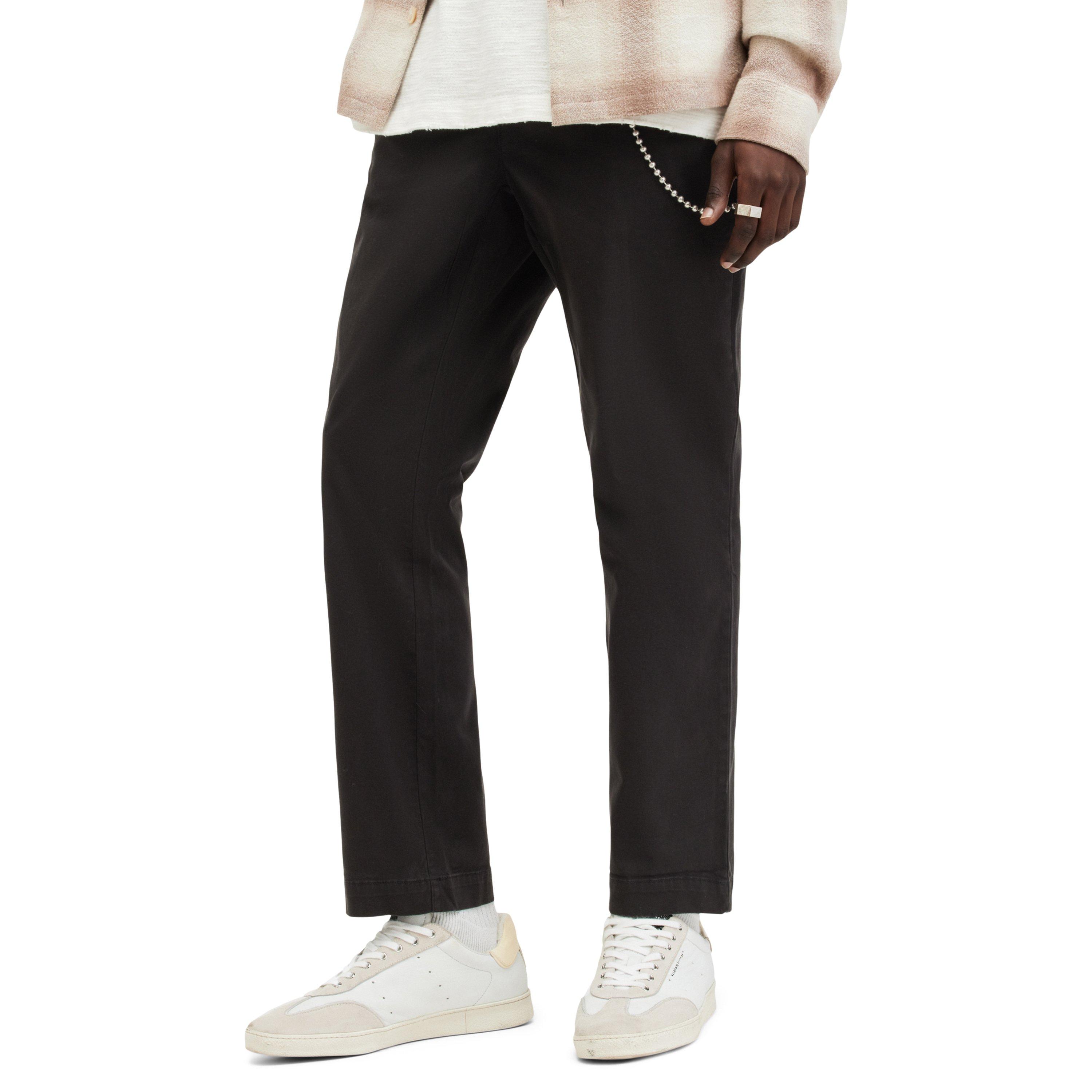 Liquorice Black - AllSaints - Men's Slim Fit Trousers - 3