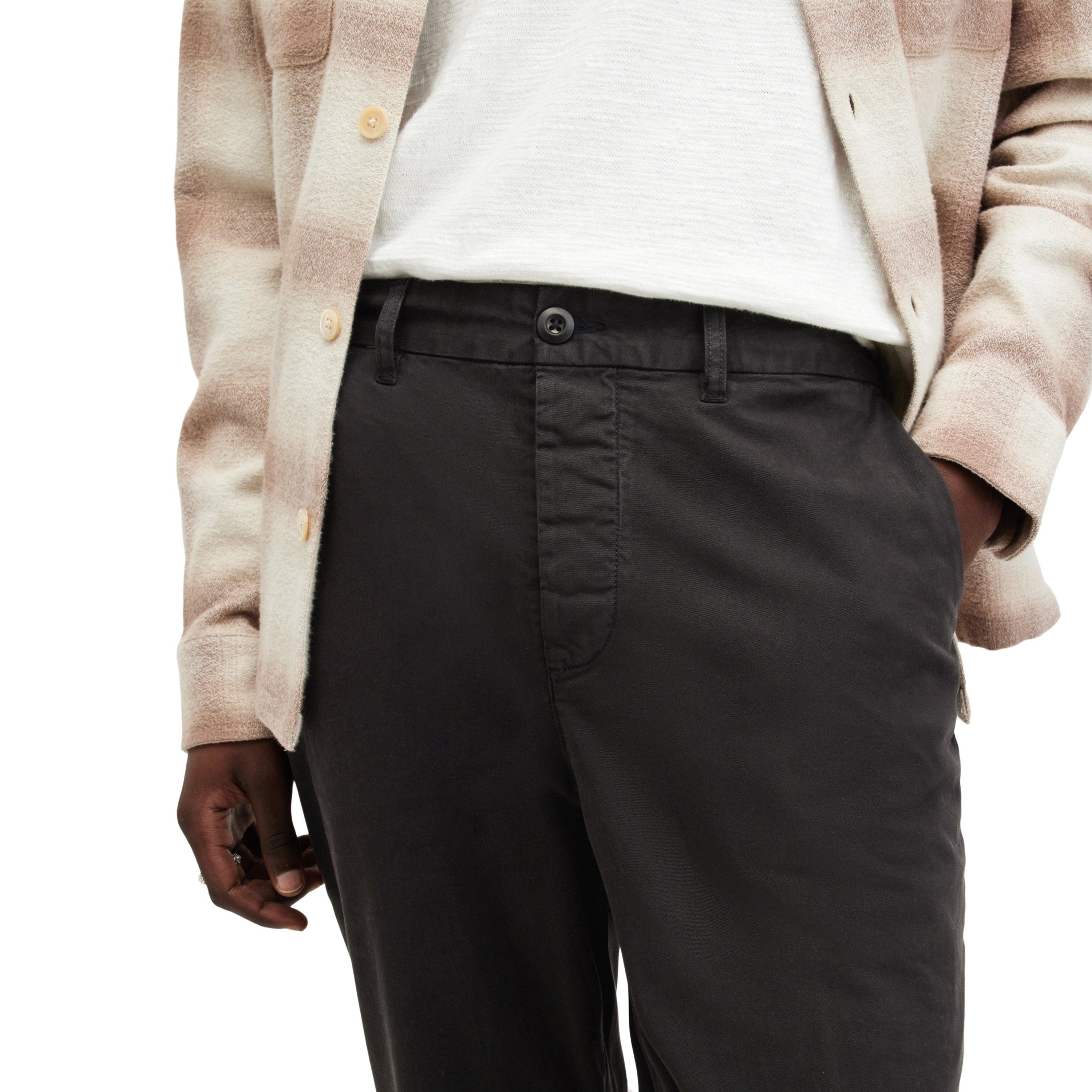 Liquorice Black - AllSaints - Men's Slim Fit Trousers - 5