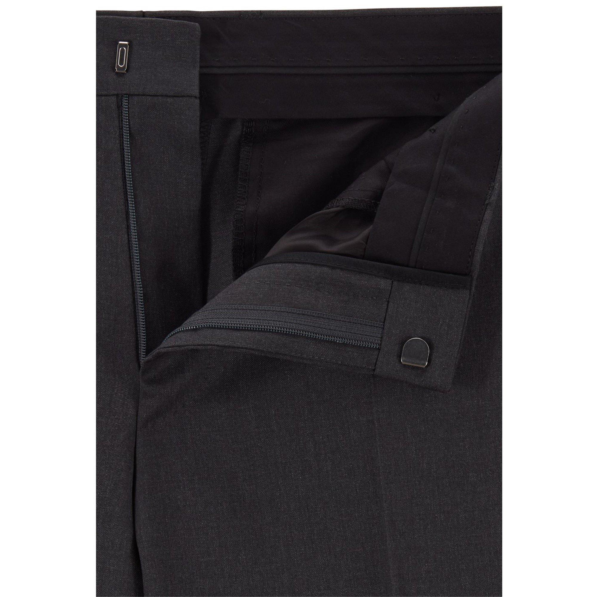 DGrey 021 - Boss - Men's Herringbone Twill Gibson Italian Wool Trousers - 7