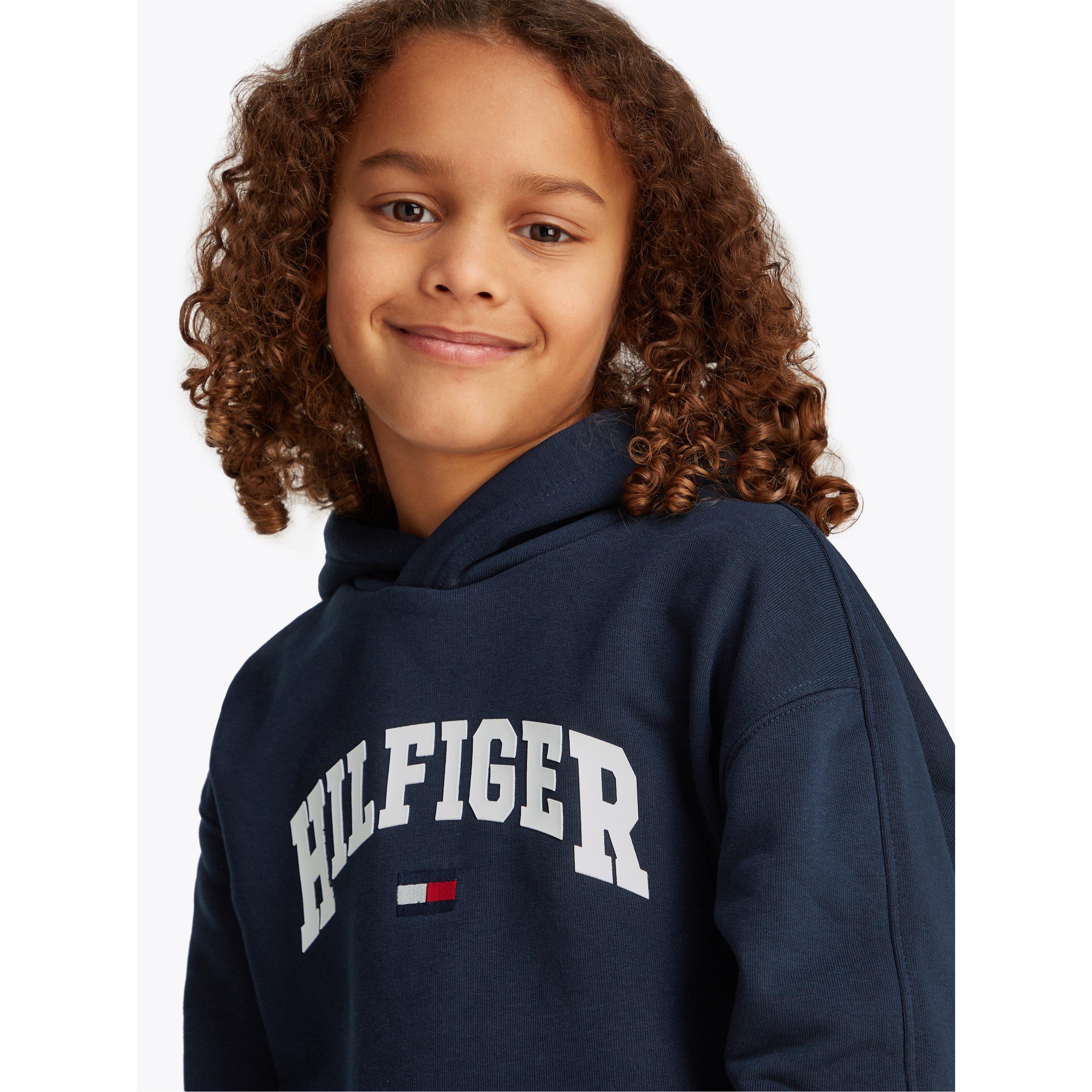 Night Navy C1G - Tommy Hilfiger - Kids' Varsity Pull Over Hoodie - 1