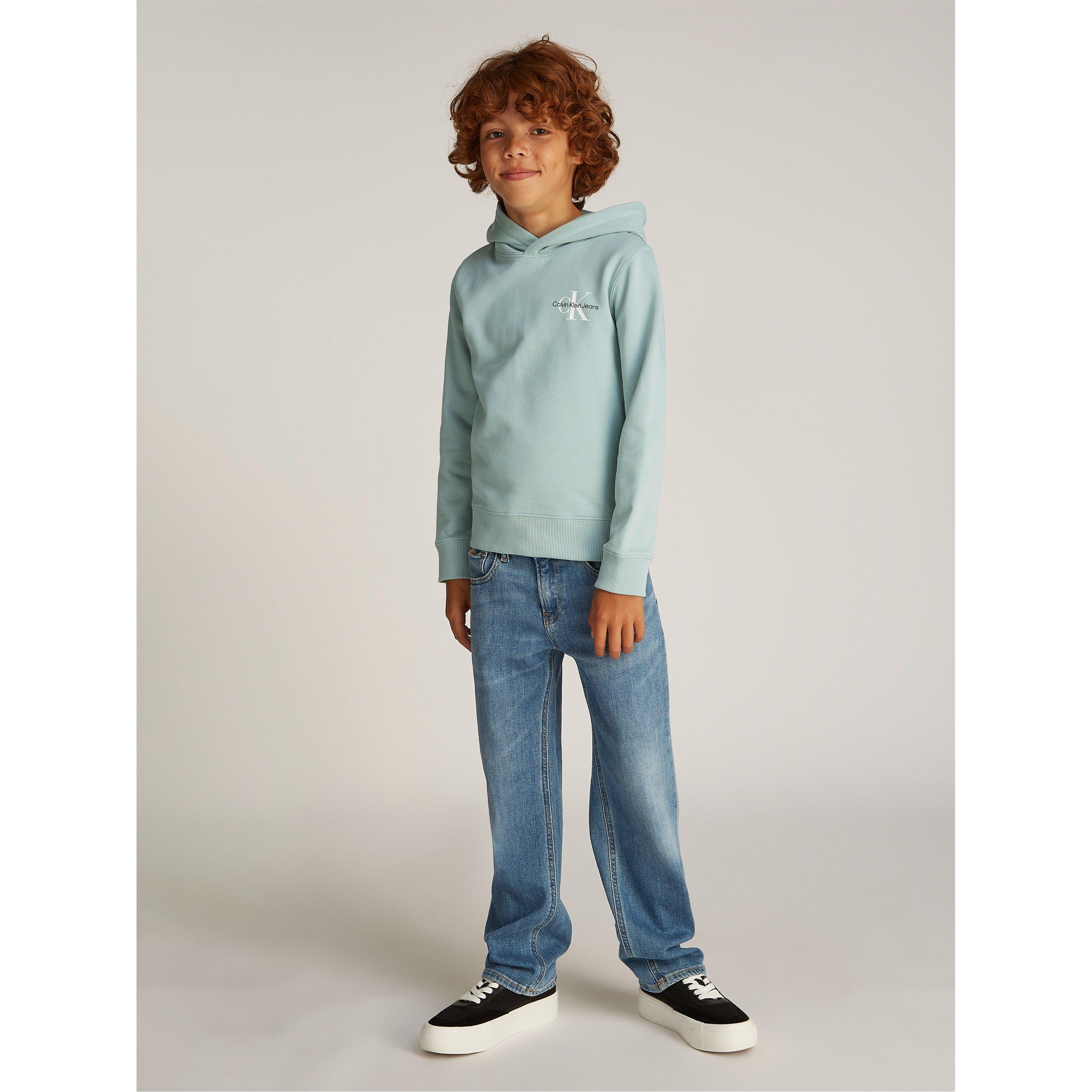 Green CCO - Calvin Klein Jeans - SMALL MONOGRAM HOODIE - 6