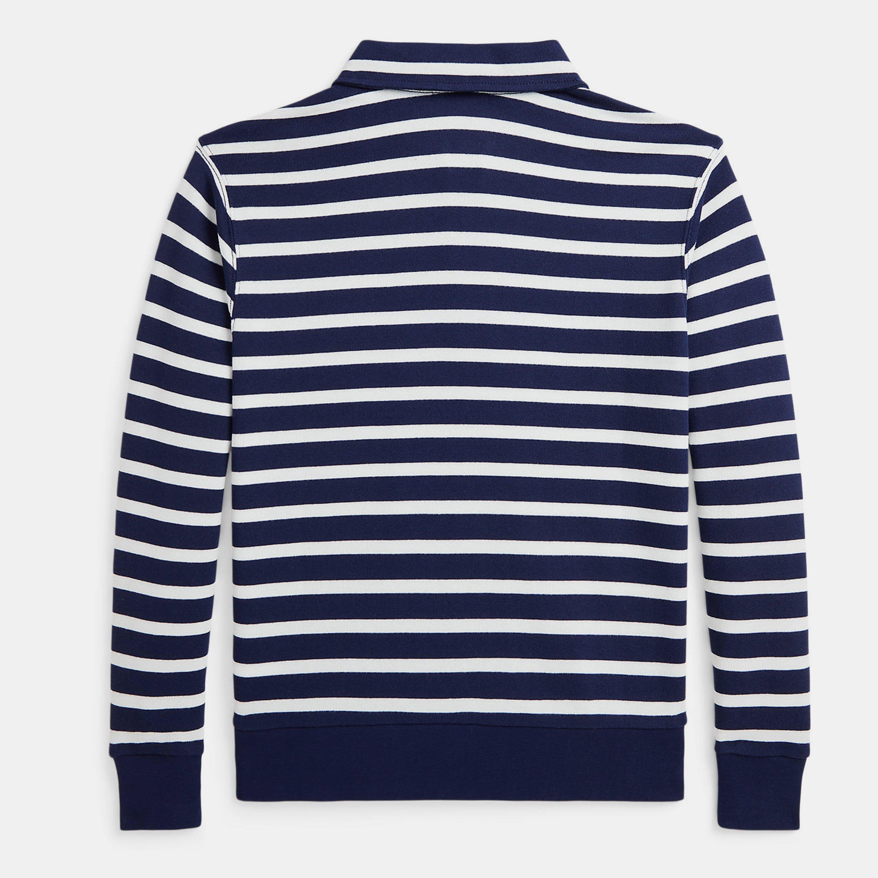 Newport Navy - Polo Ralph Lauren - Stripe quarter Zip Polo Top Juniors - 2
