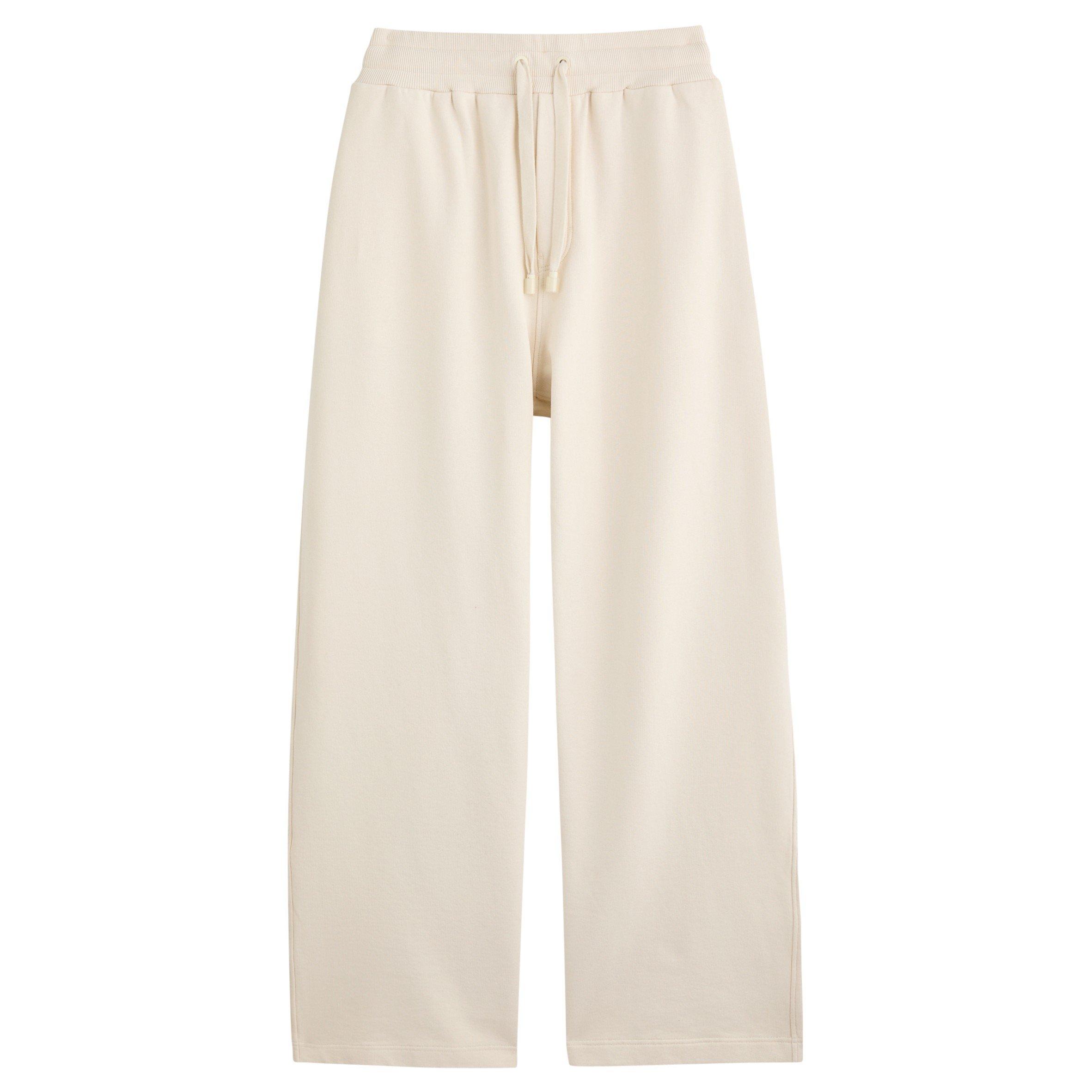 WHITE - Dolce and Gabbana - Men's Cotton Wide-Leg Joggers
