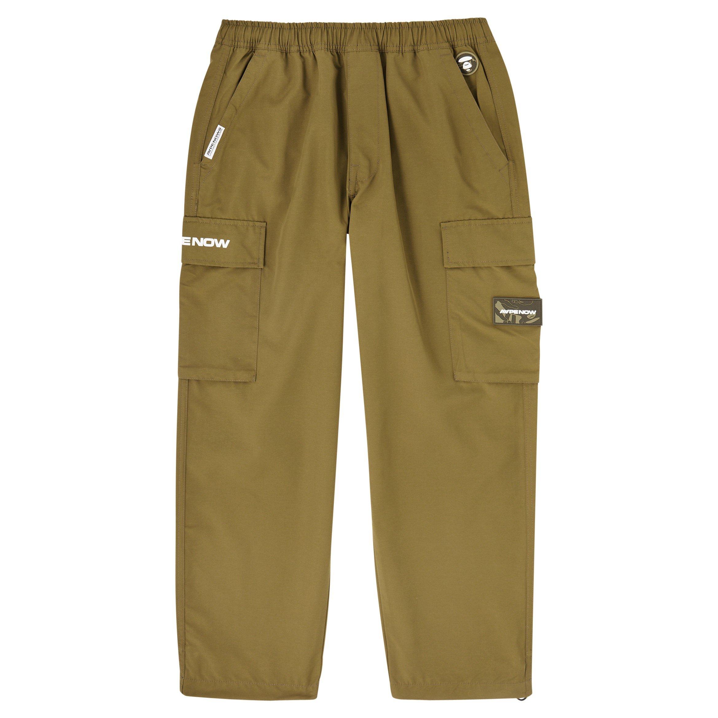 KHAKI - AAPE - AAPE NOW CARGO TROUSERS