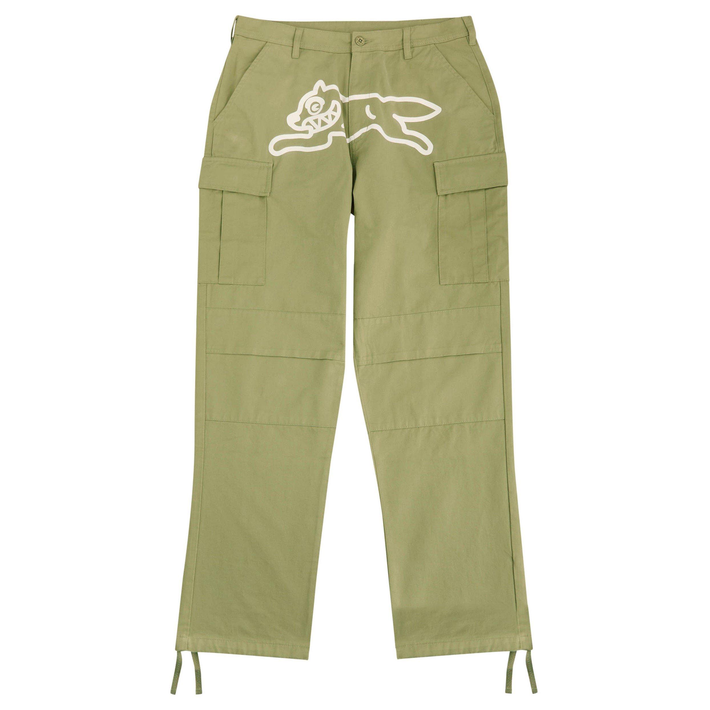GREEN - Unknown - IC RUNNING DOG CARGO PANTS - 1