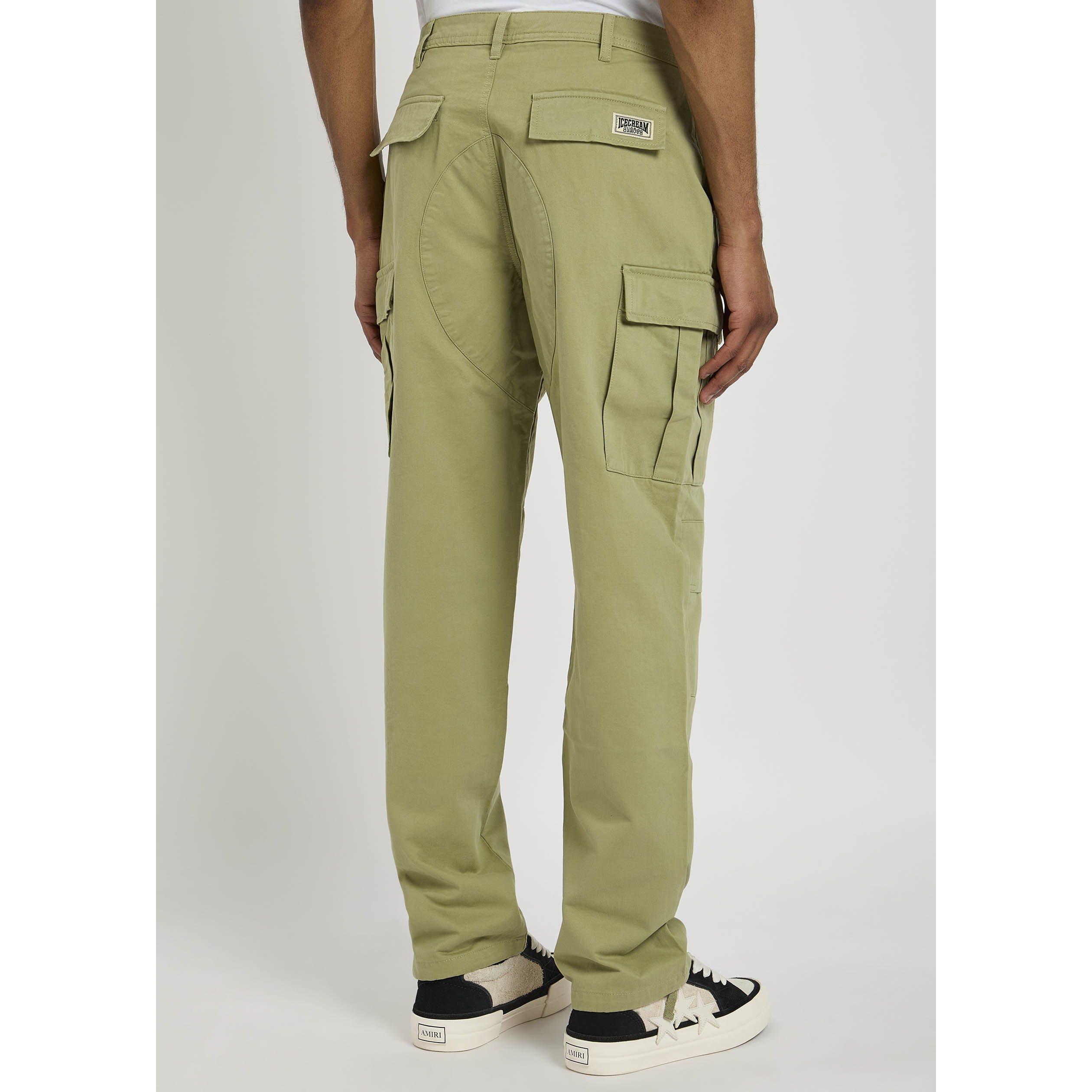 GREEN - Unknown - IC RUNNING DOG CARGO PANTS - 3
