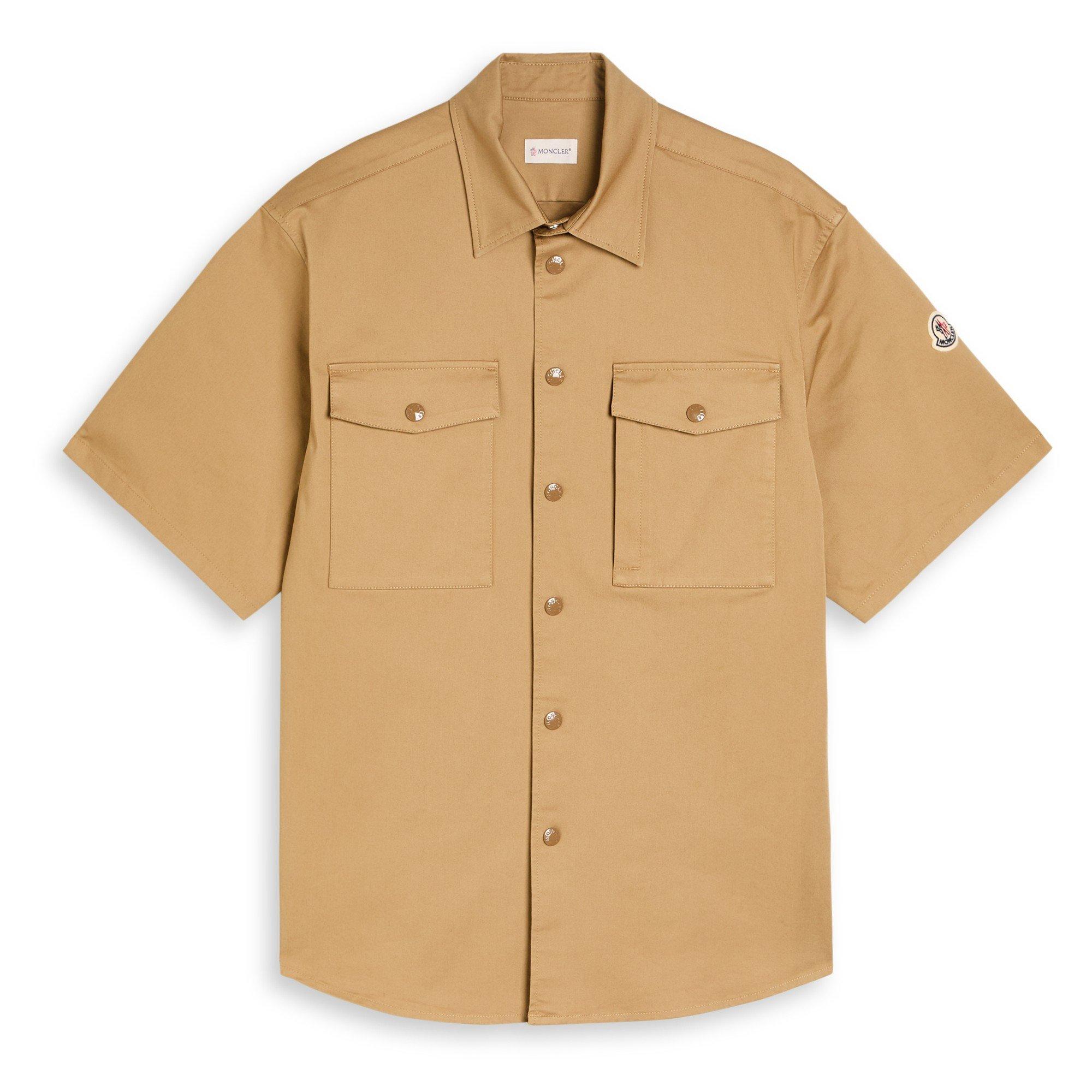 KHAKI - Moncler - MON WESTERN CP SS SHIRT - 1