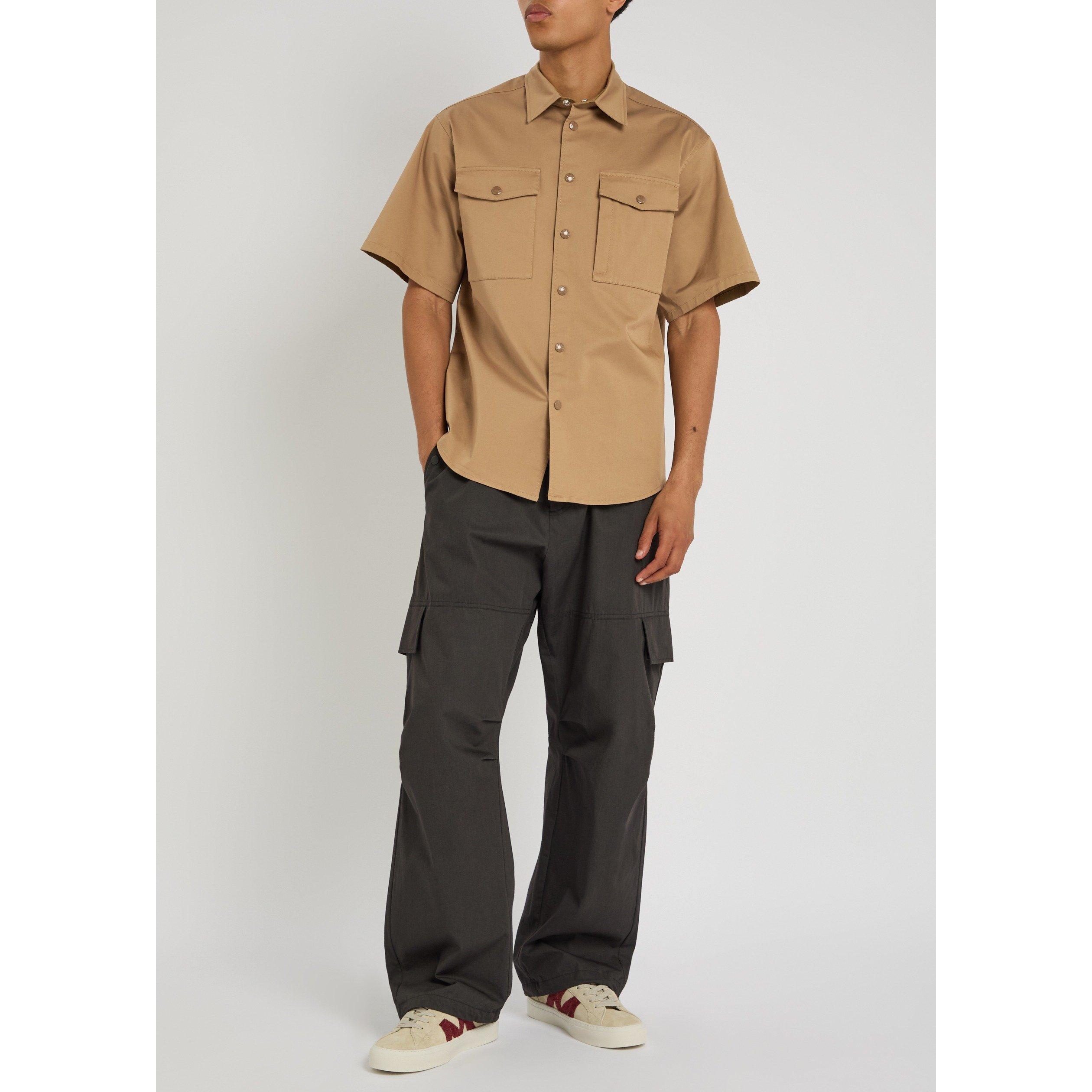 KHAKI - Moncler - MON WESTERN CP SS SHIRT - 5