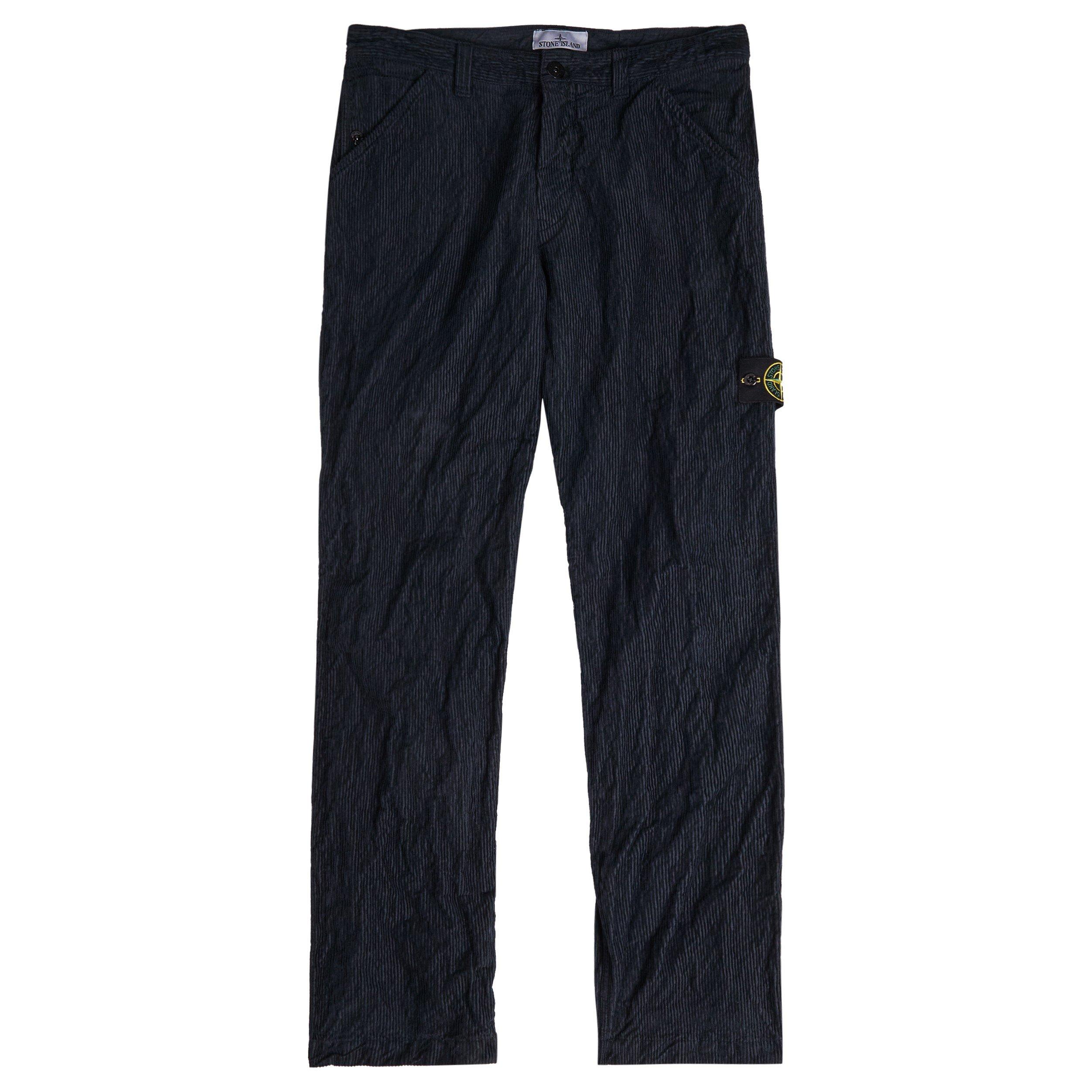 NAVY - Stone Island - Men's Corduroy Trousers