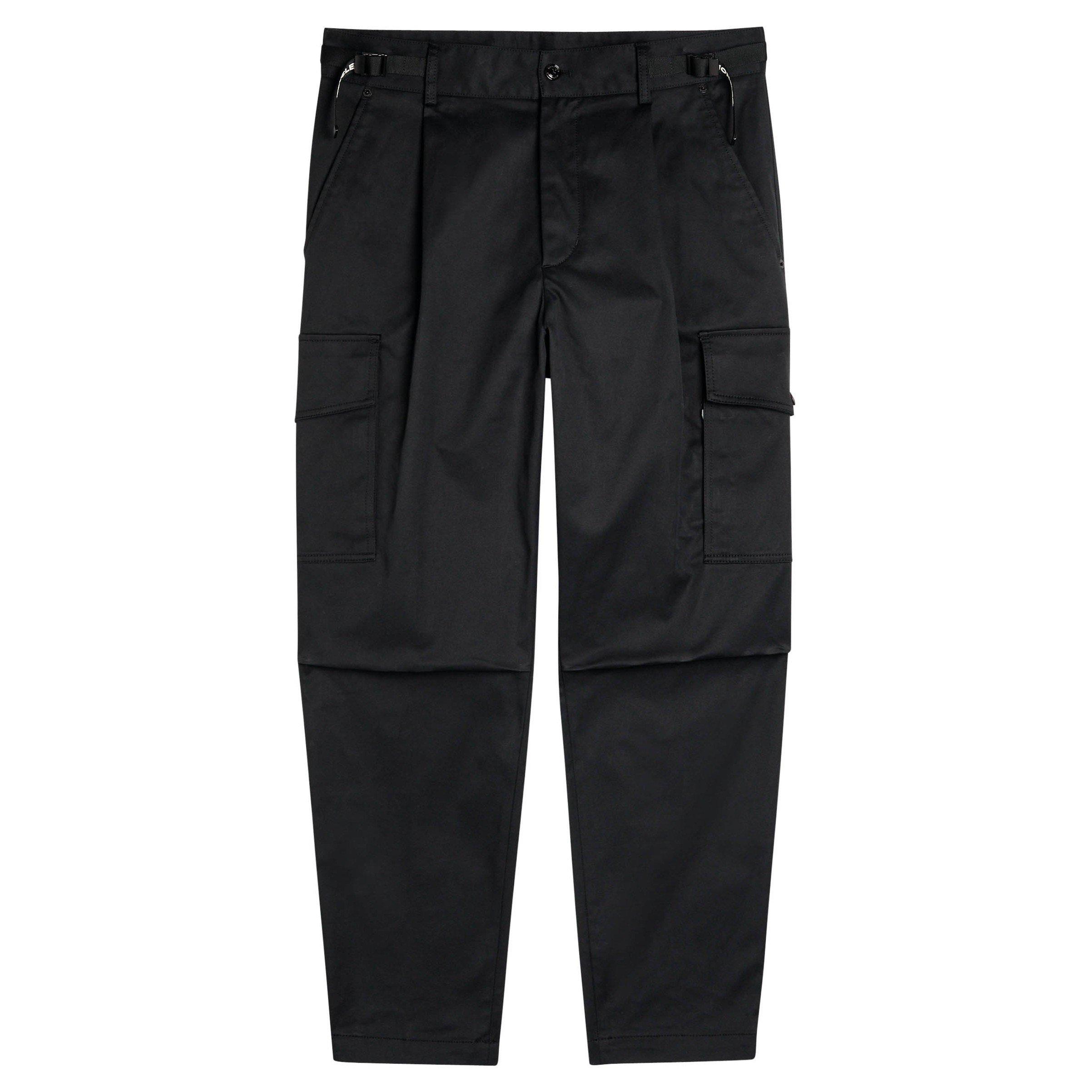 BLACK - Moncler - MON CP COTTON CARGO PANT - 1