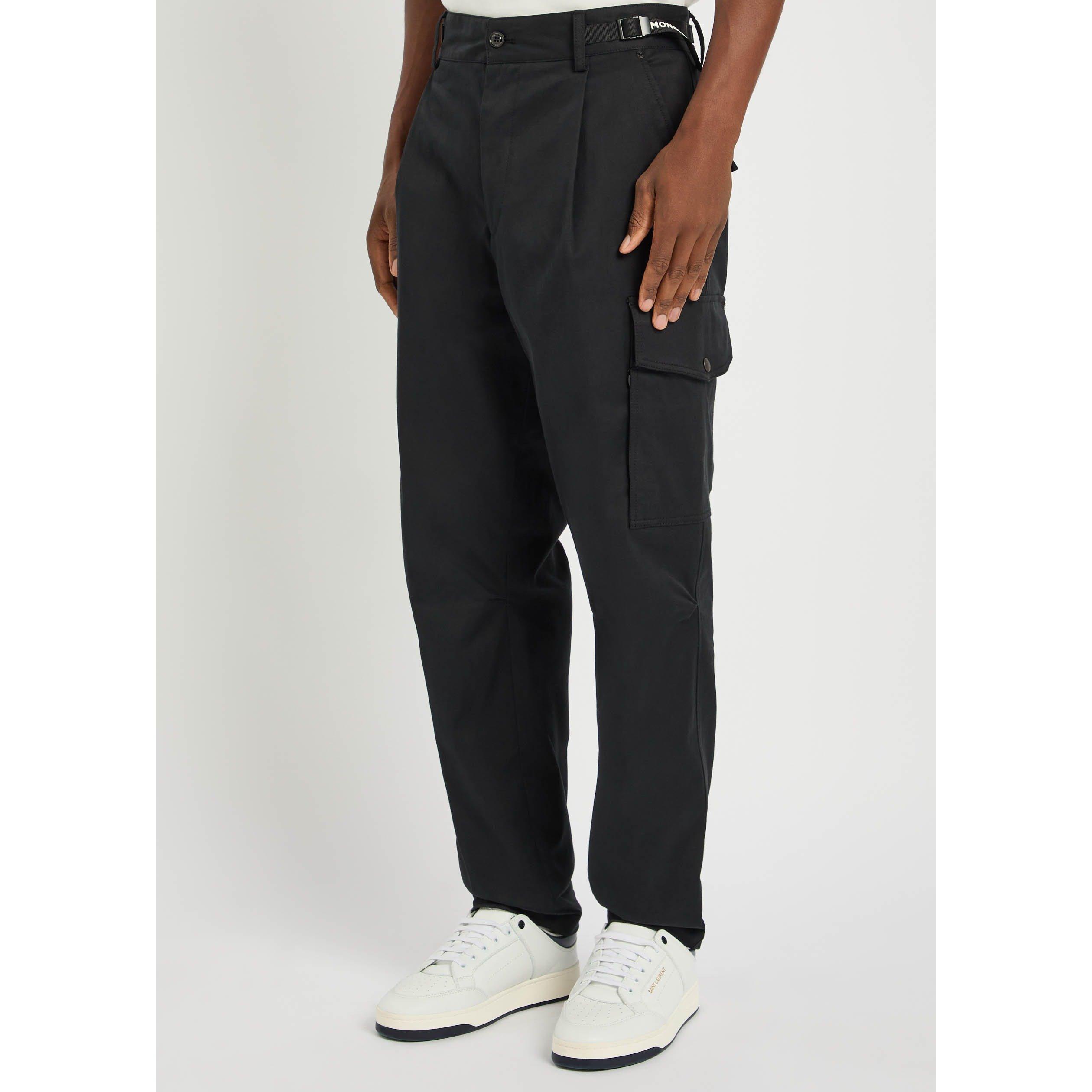BLACK - Moncler - MON CP COTTON CARGO PANT - 2