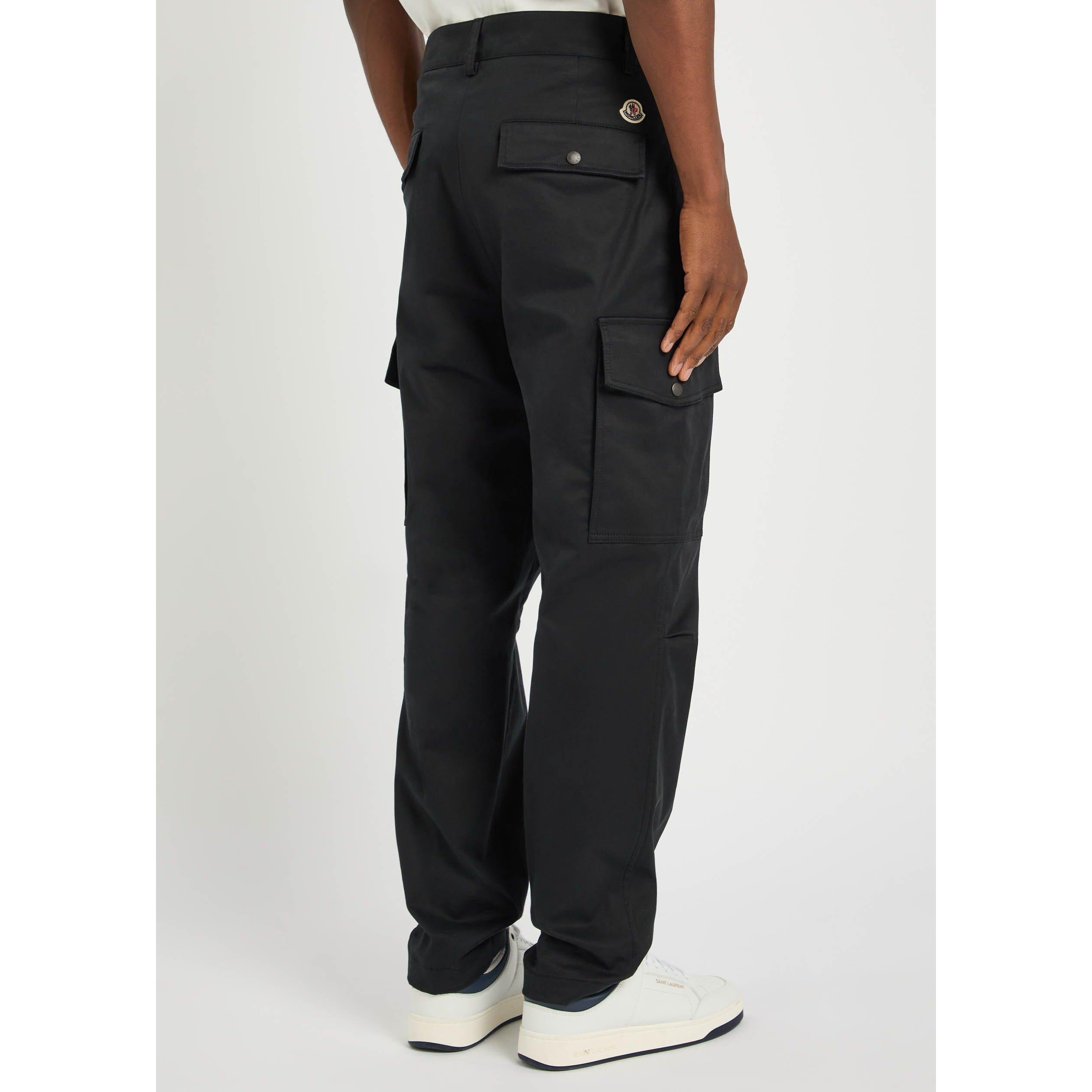 BLACK - Moncler - MON CP COTTON CARGO PANT - 3