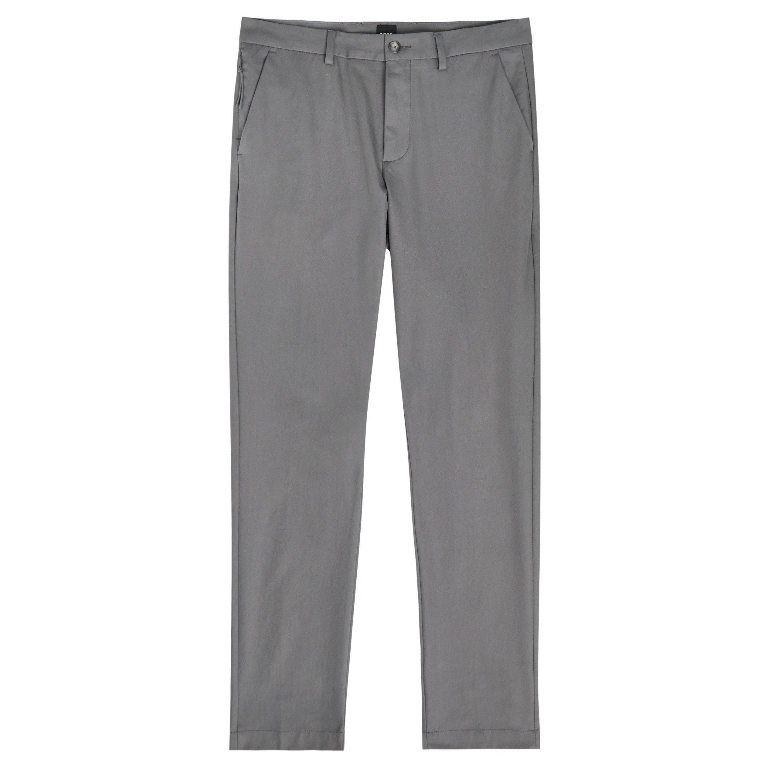 GREY - Boss - Men's Kalton Cotton Slim-Fit Trousers