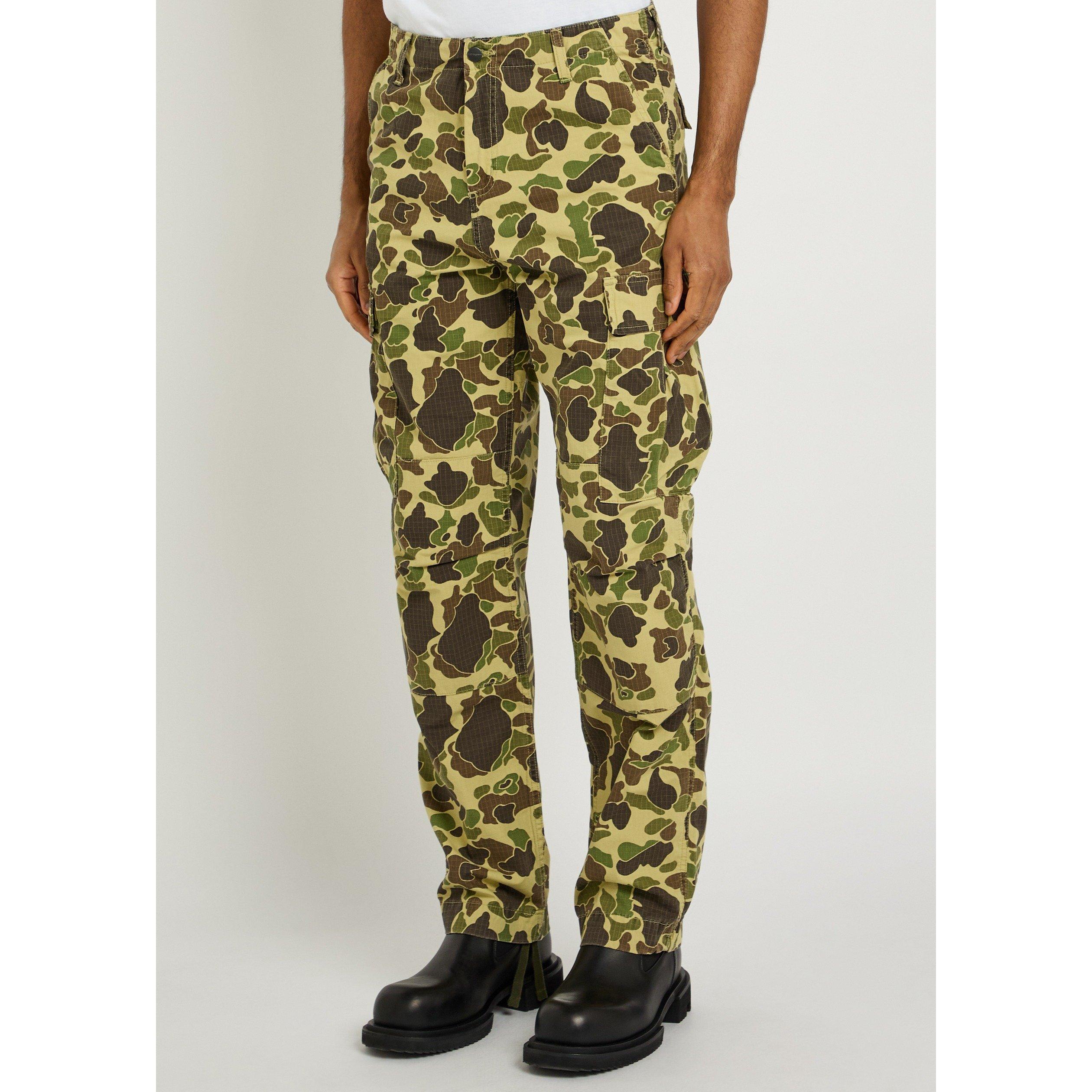 GREEN - Carhartt - CAR DUCK CAMO CARGO PANT - 2